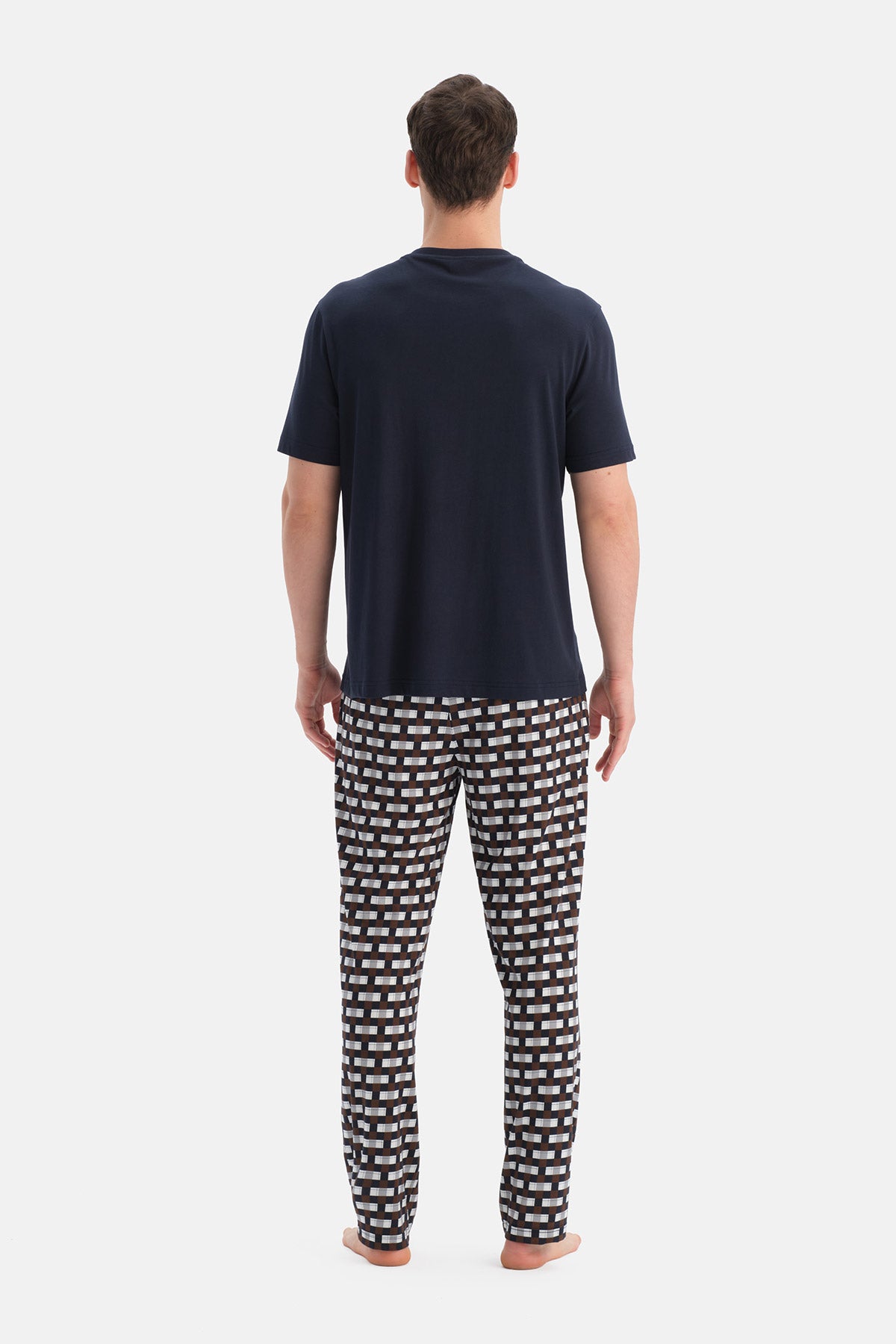 KISA KOLLU PATLI PAMUK MODAL TİŞÖRT PANTOLON TAKIM