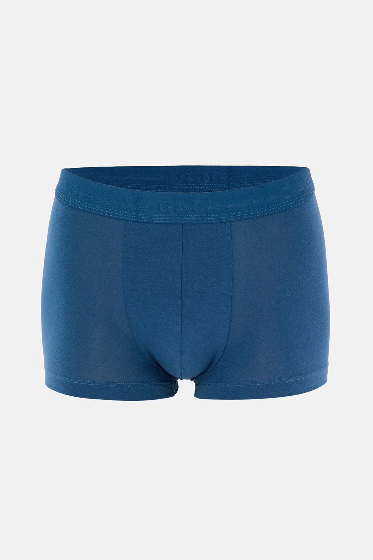 Açık Mavi-Mavi 5210 3'lü Desenli Pamuk Boxer