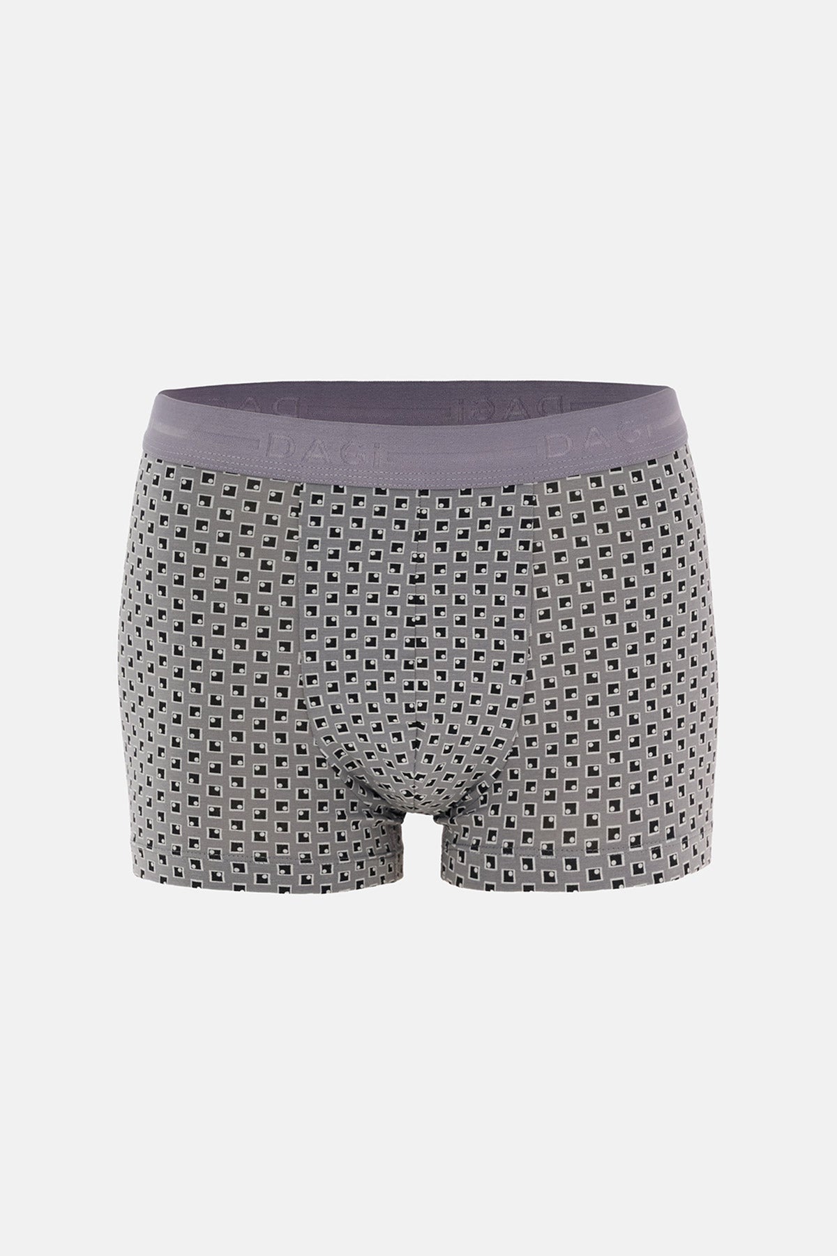 Gri 5210 Desenli Pamuk Boxer