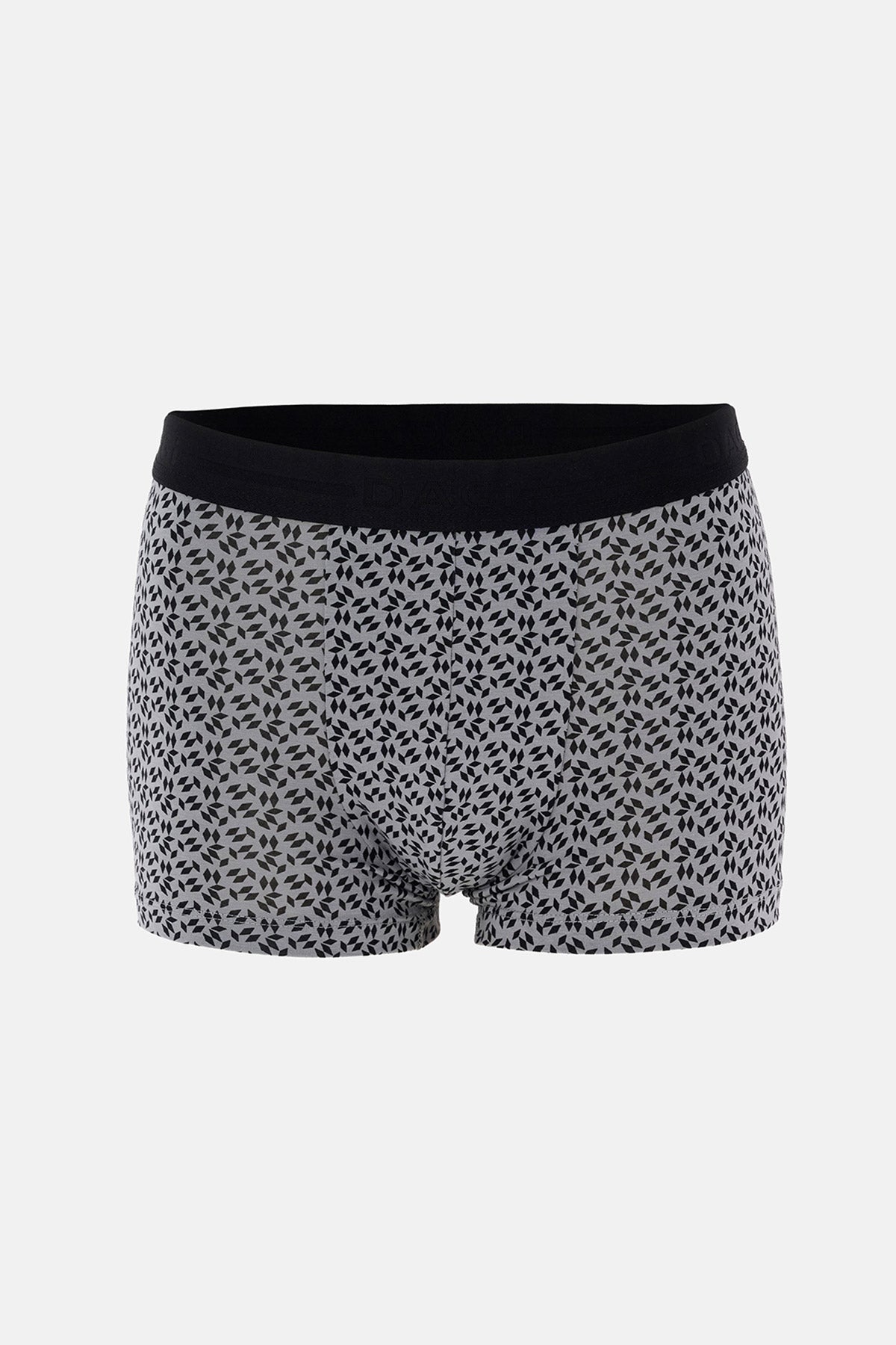 Siyah 5210 2'li Desenli Pamuk Boxer