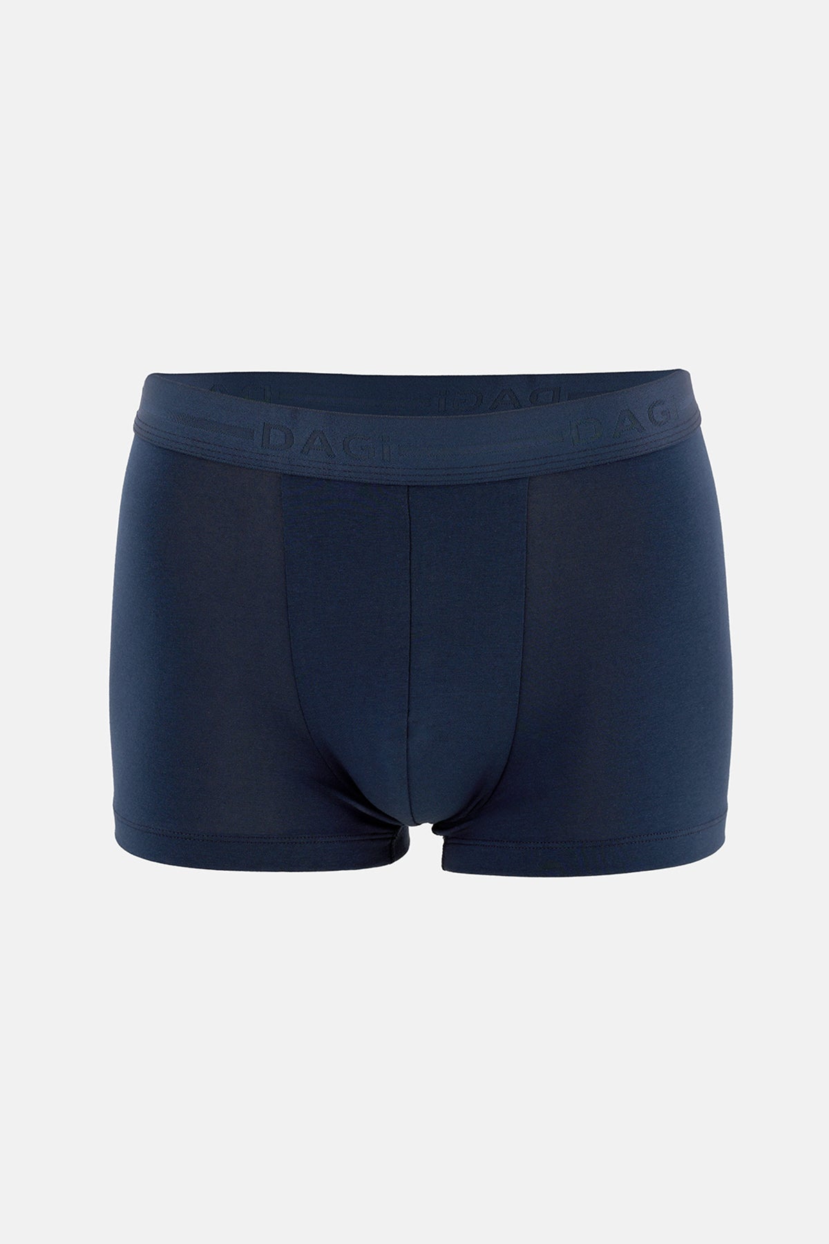 Gri-Lacivert 3'lü Desenli Pamuk Boxer