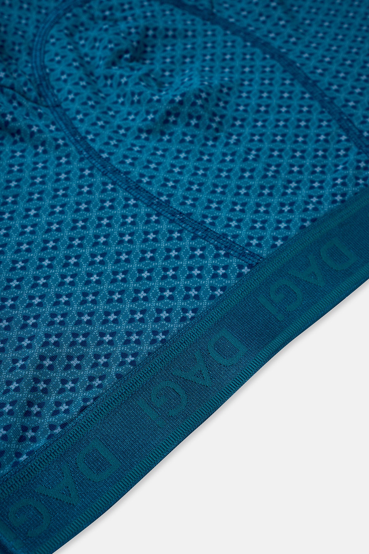 Lacivert-Mavi 3'lü Desenli Micro Modal Boxer