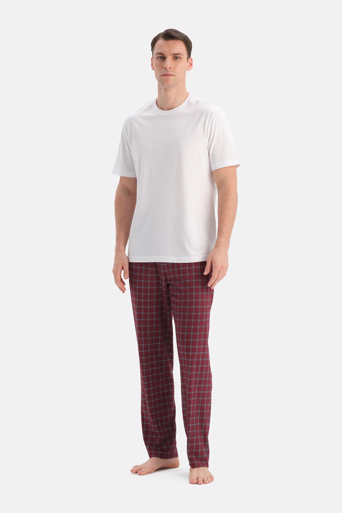 DÜZ PAÇA PAMUK MODAL İKİLİ PANTOLON