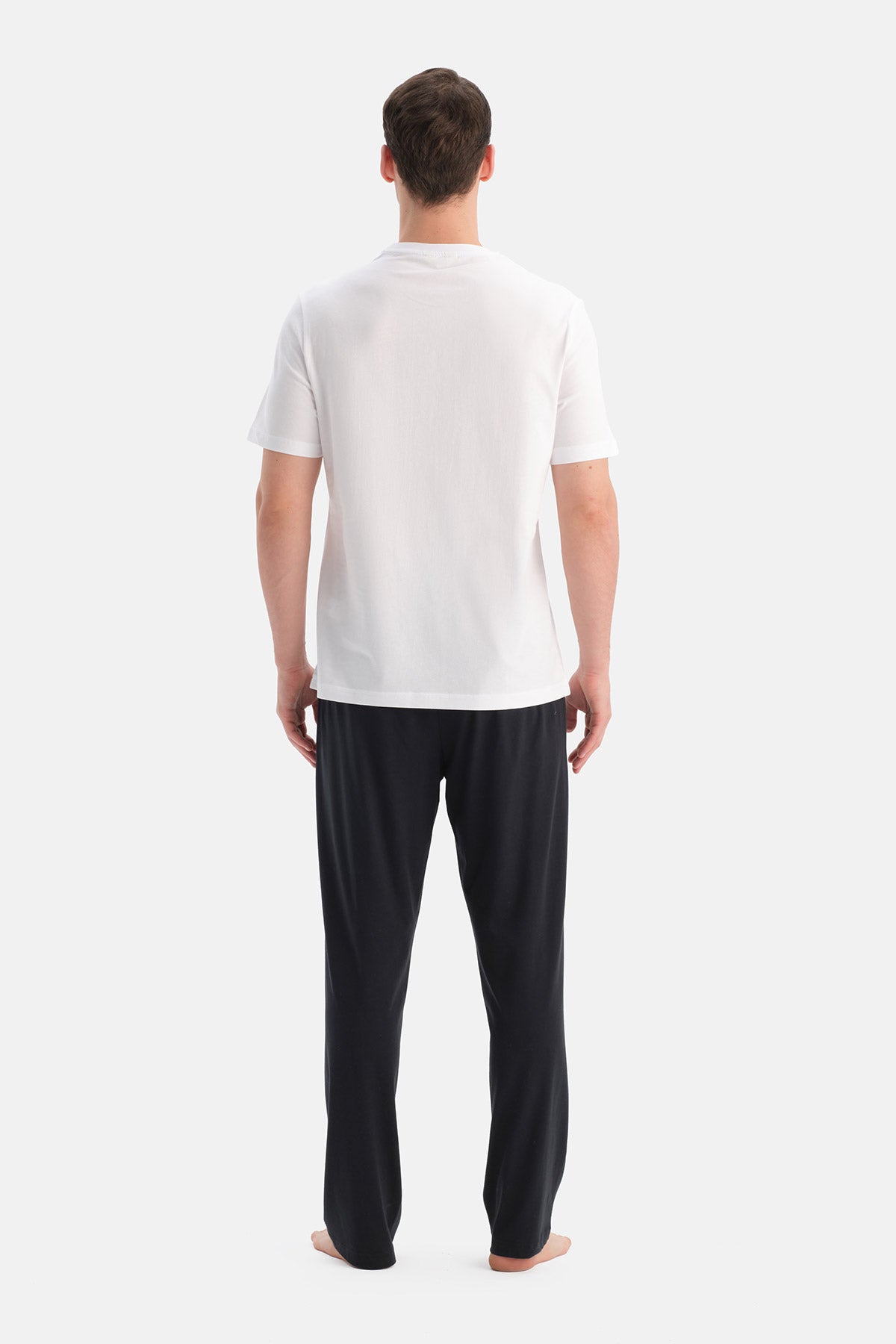 DÜZ PAÇA PAMUK MODAL İKİLİ PANTOLON