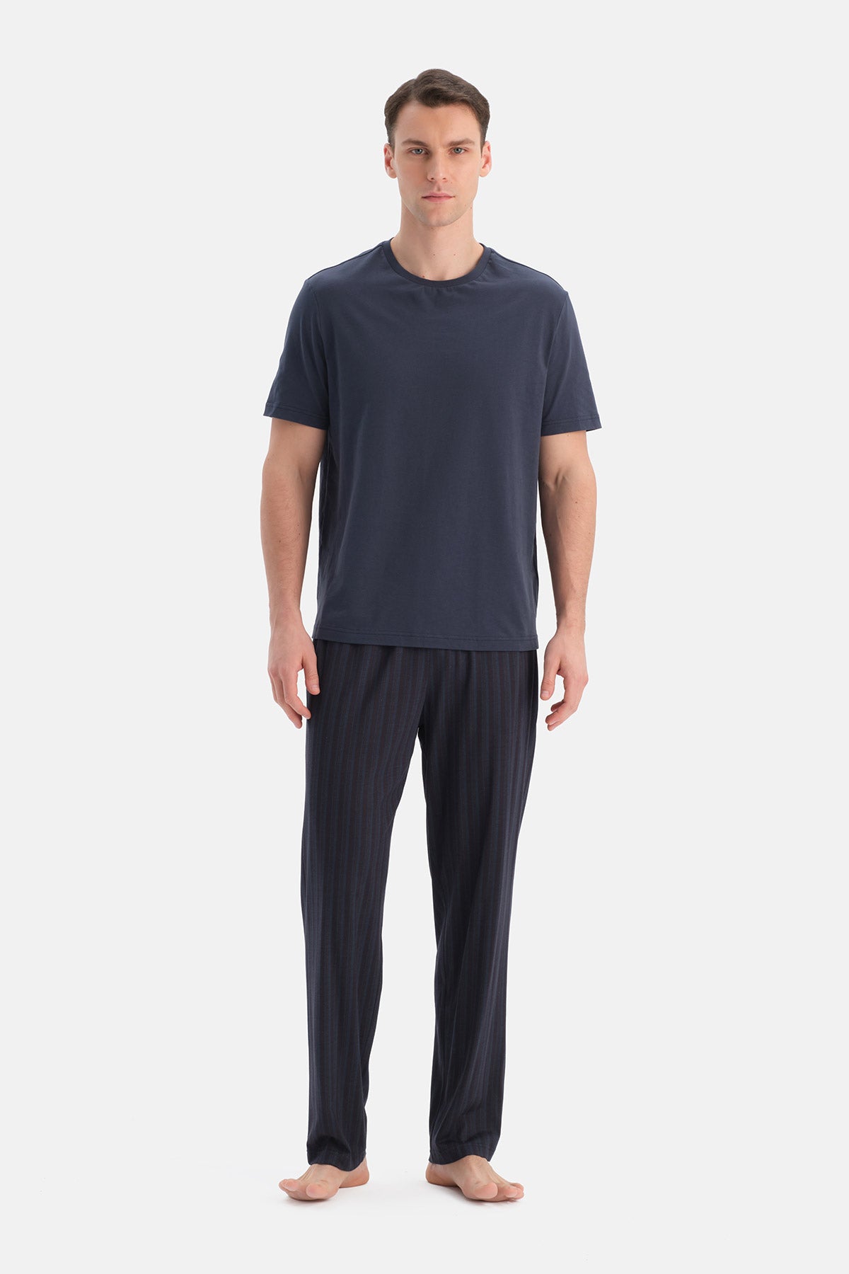 DÜZ PAÇA PAMUK MODAL İKİLİ PANTOLON