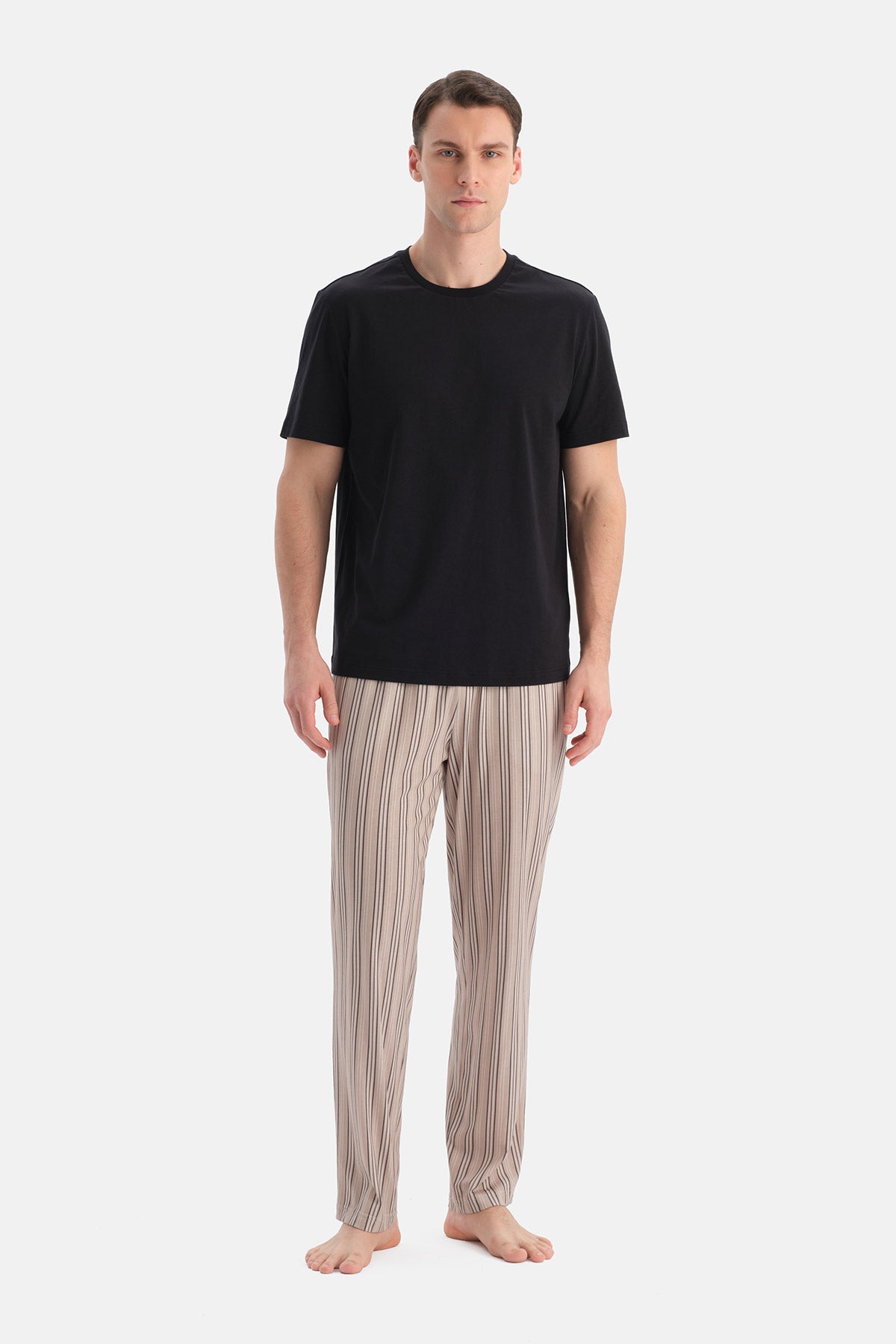 DESENLİ PAMUK MODAL ÖRME PANTOLON