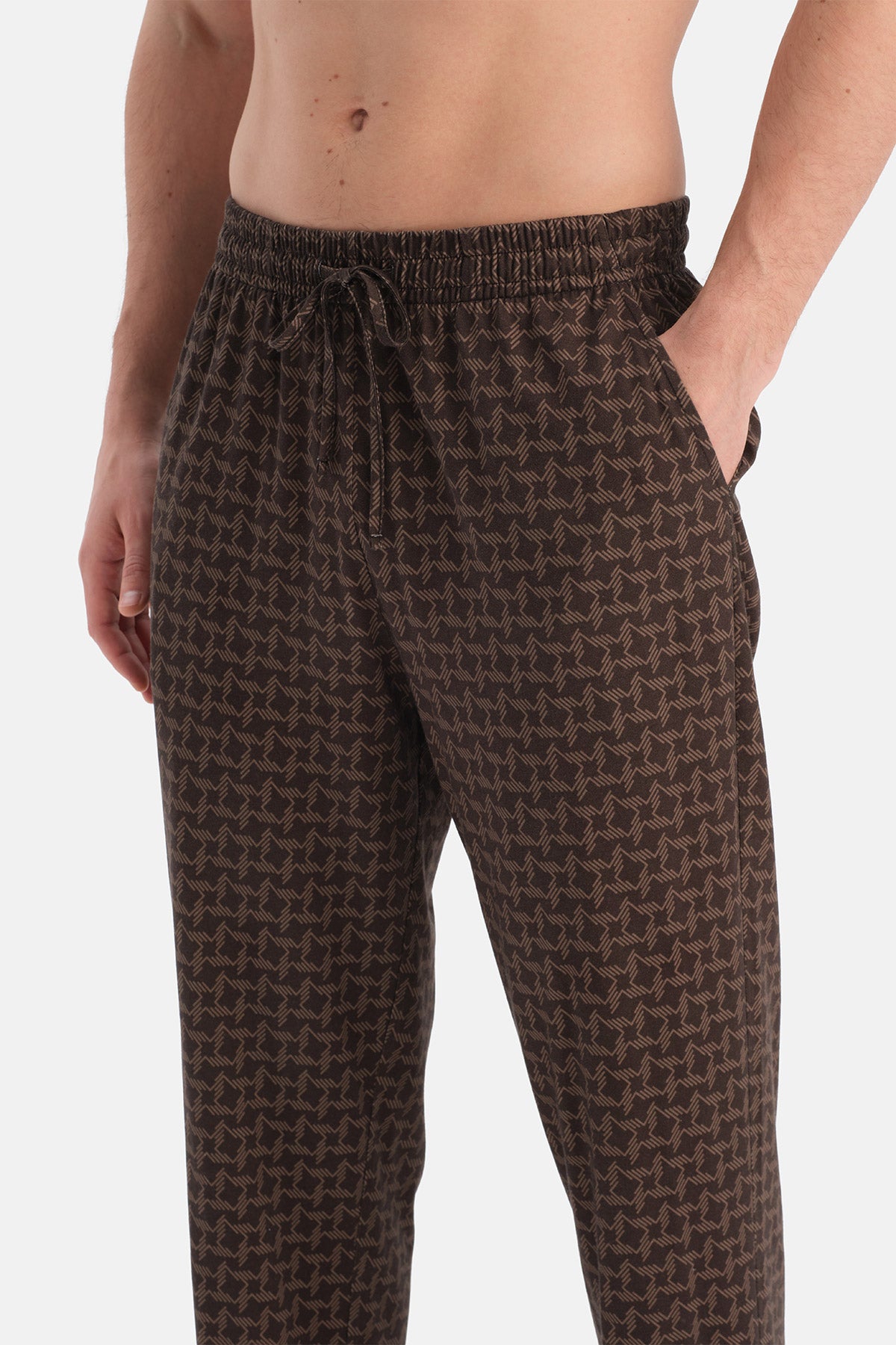 DESENLİ PAMUK MODAL ÖRME PANTOLON