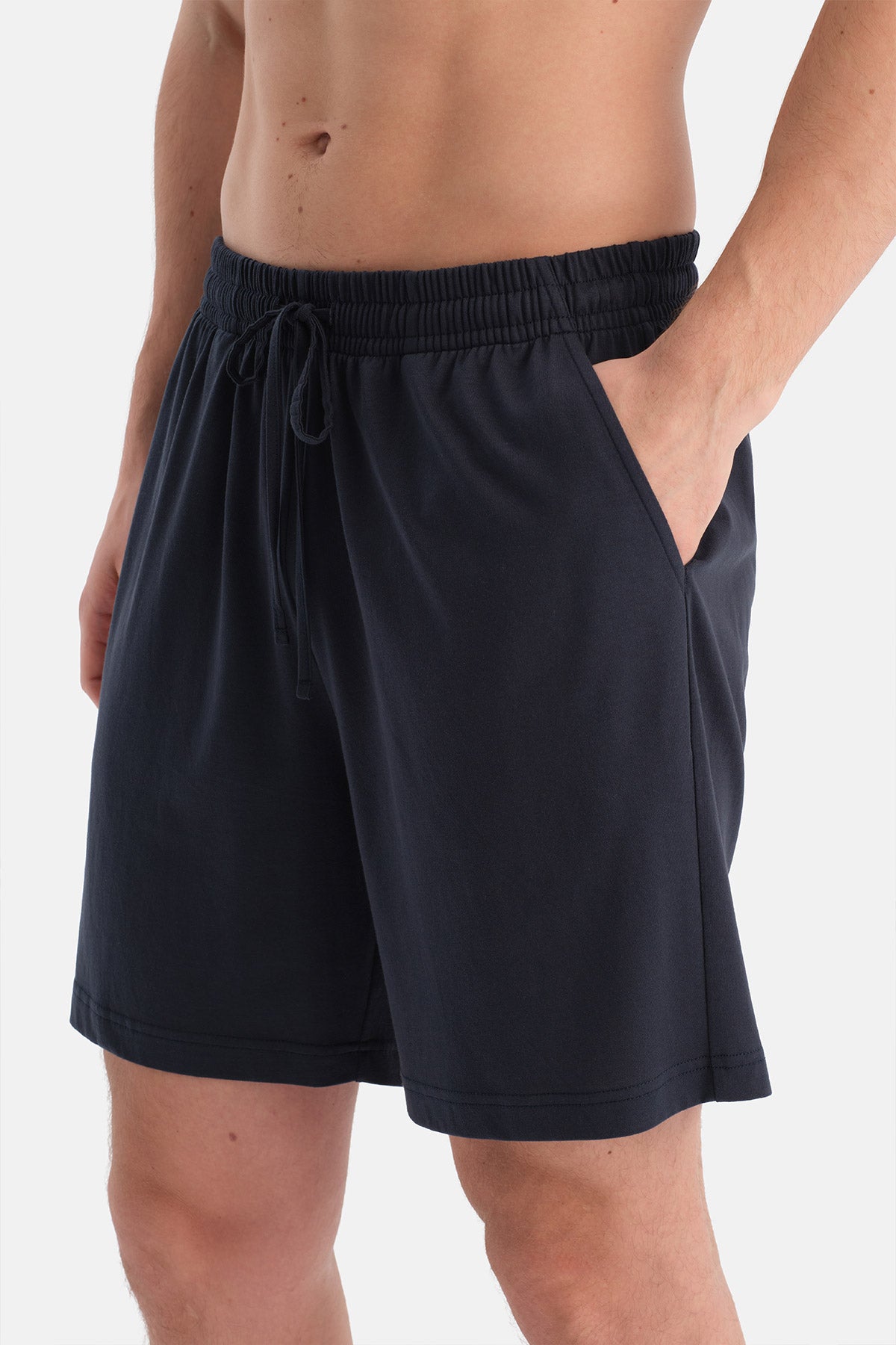 KISA KOLLU CEPLİ PAMUK MODAL TİŞÖRT ŞORT TAKIM