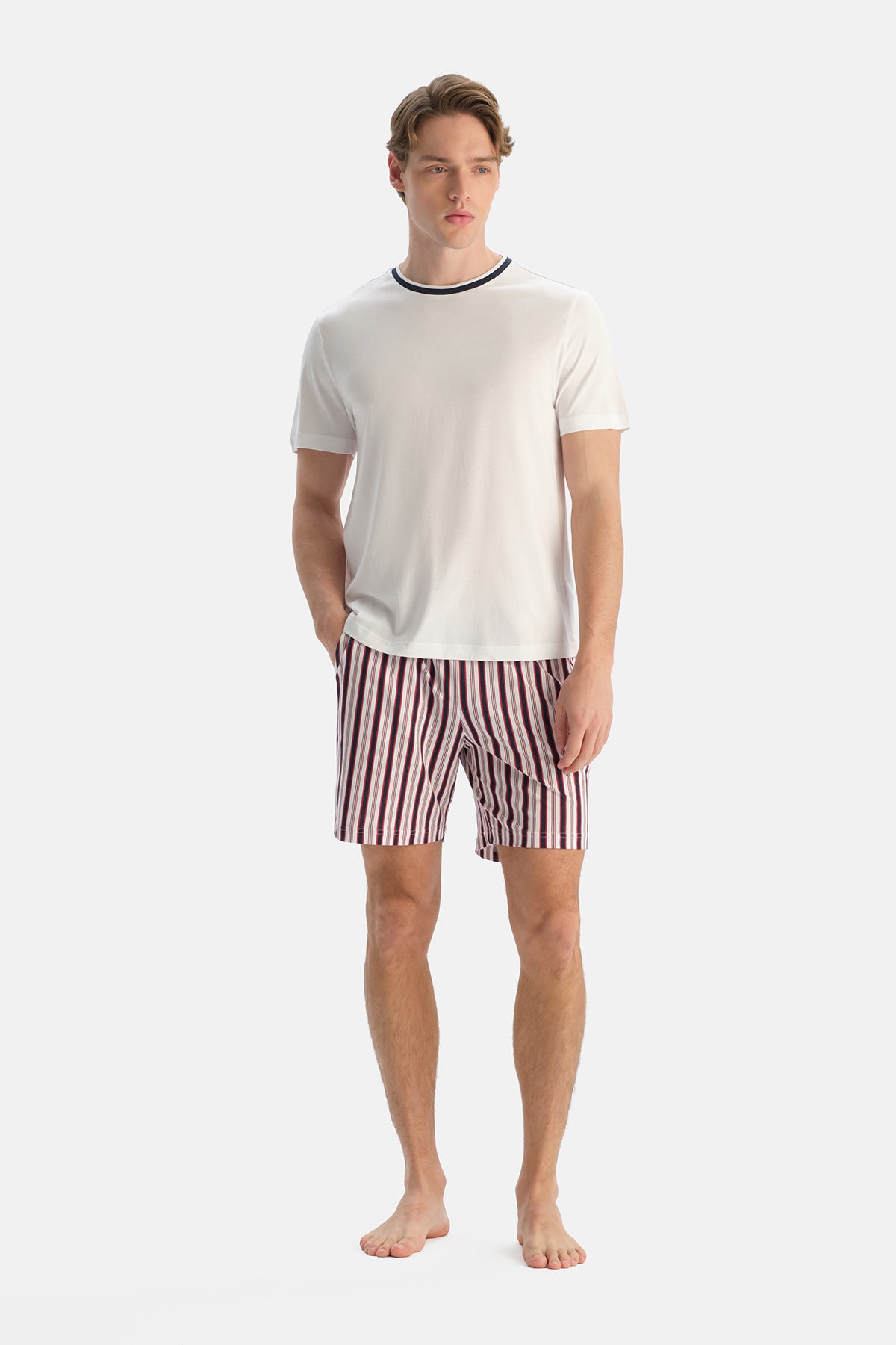 BİSİKLET YAKA KISA KOLLU TİŞÖRT ŞORT TAKIM