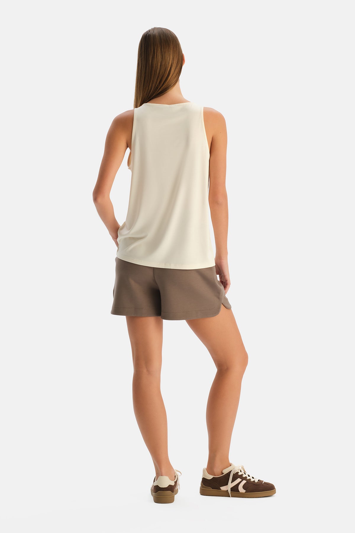 Ekru Basic Polyviskon Atlet