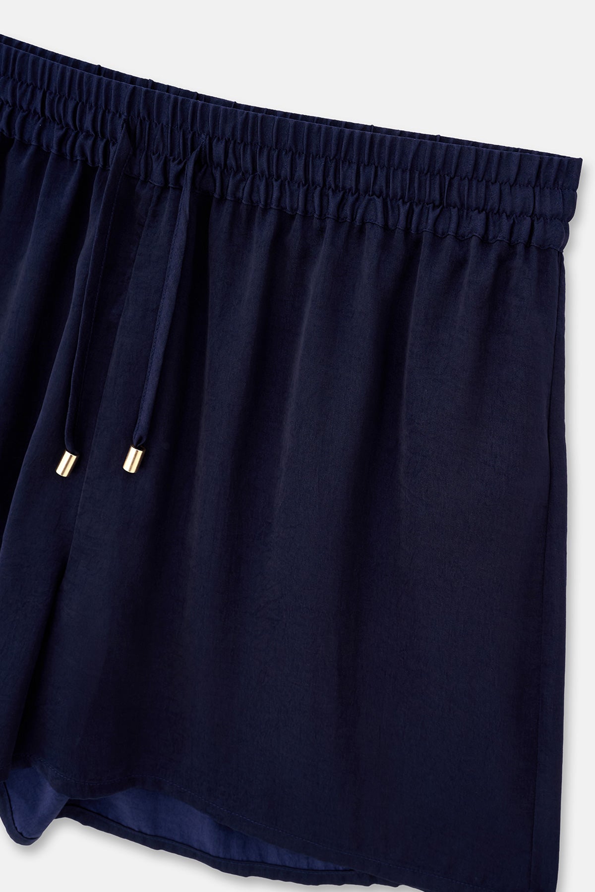 Lacivert Dokuma Şort