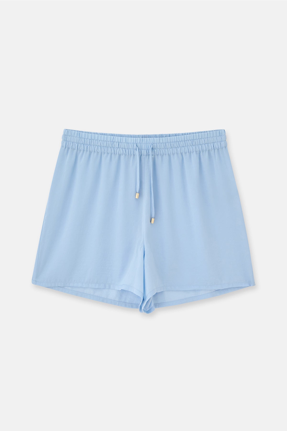 Açık Mavi Dokuma Şort