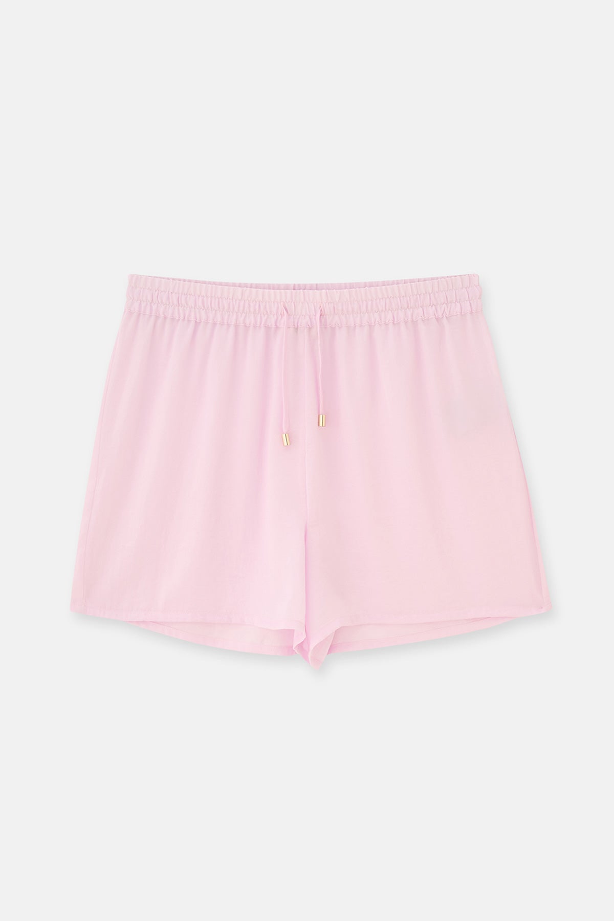 Açık Pembe Dokuma Şort