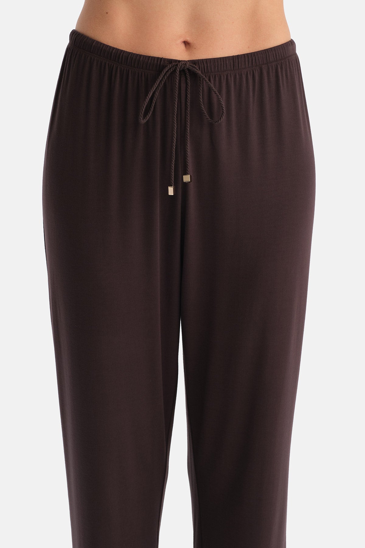 DANTEL DETAYLI PAMUK MODAL ATLET PANTOLON TAKIM