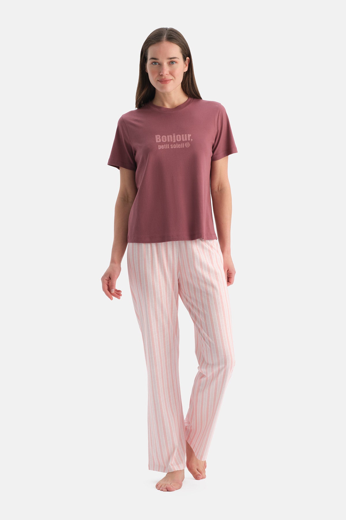 BASKILI TİŞÖRT PANTOLON TAKIM