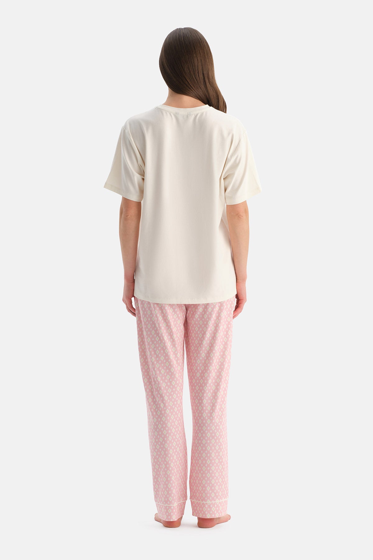 DÜZ PAÇA PAMUK MODAL İKİLİ PANTOLON