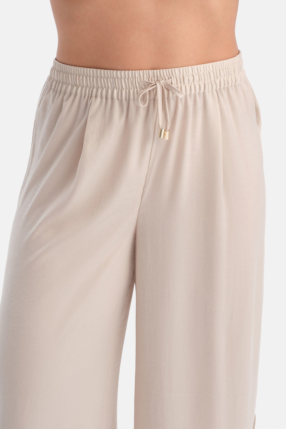 YIRTMAÇ DETAYLI DOKUMA ATLET PANTOLON TAKIM