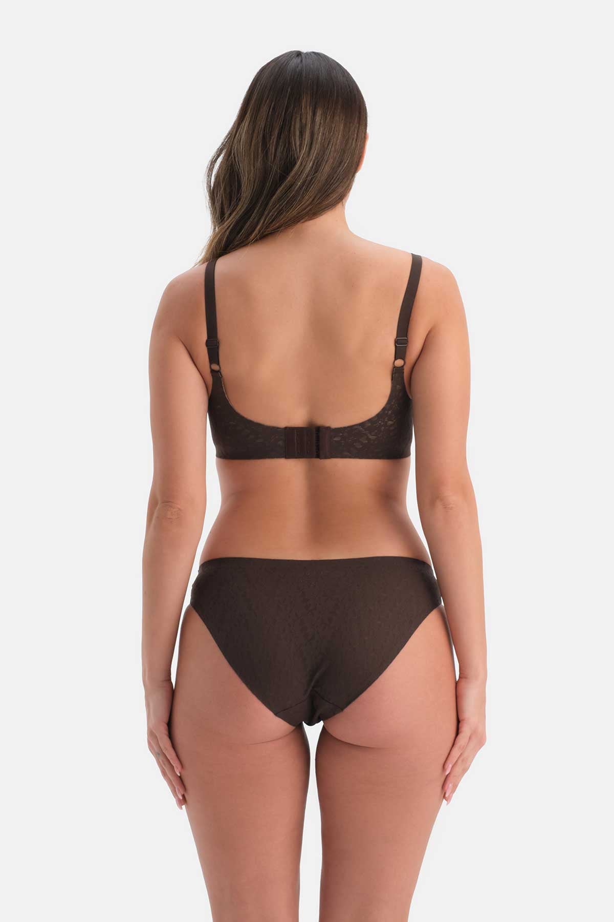 Kahverengi 1135KC Suzıe Balensiz Dikişsiz Sütyen