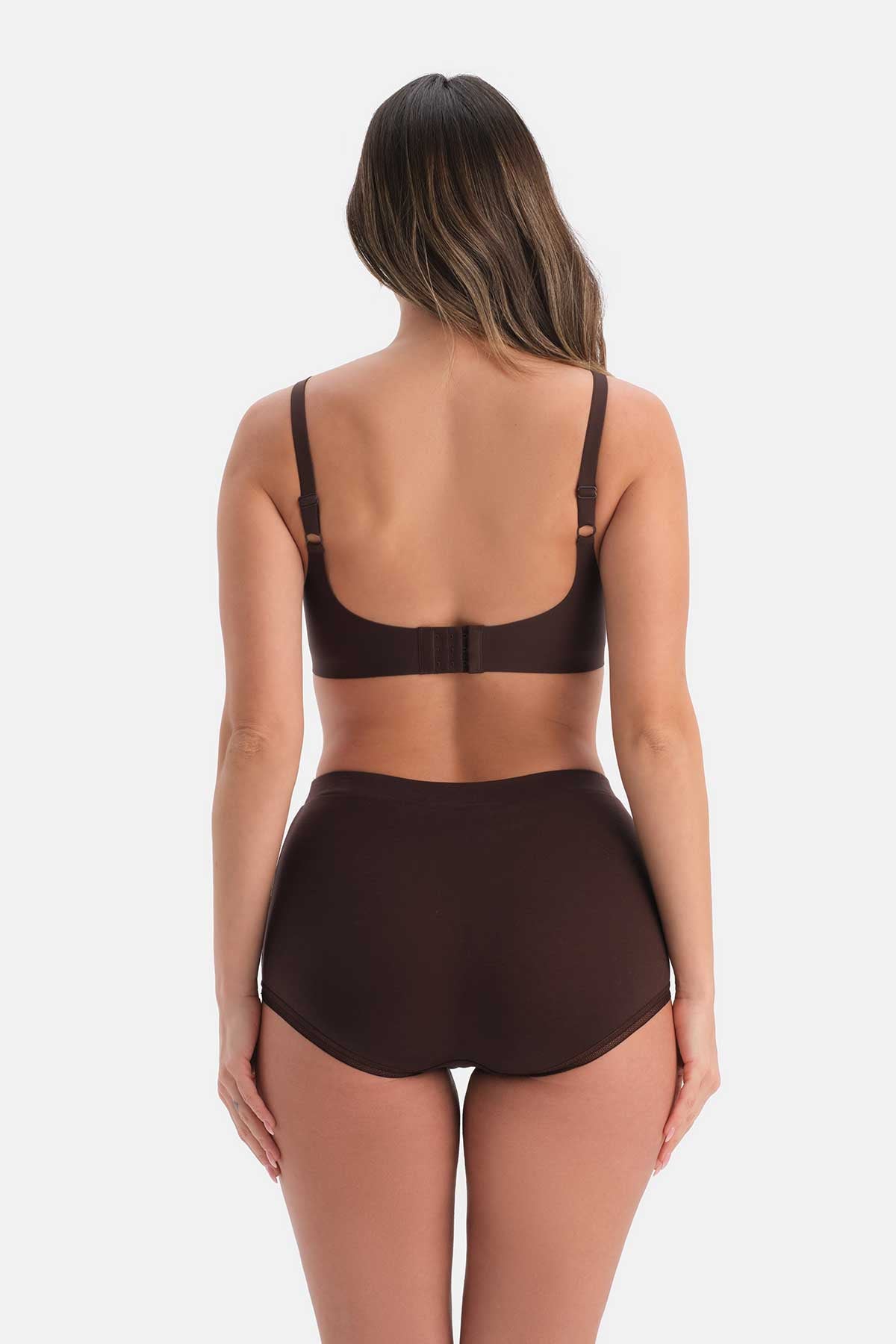 Kahverengi 1135KC Suzıe Balensiz Dikişsiz Sütyen