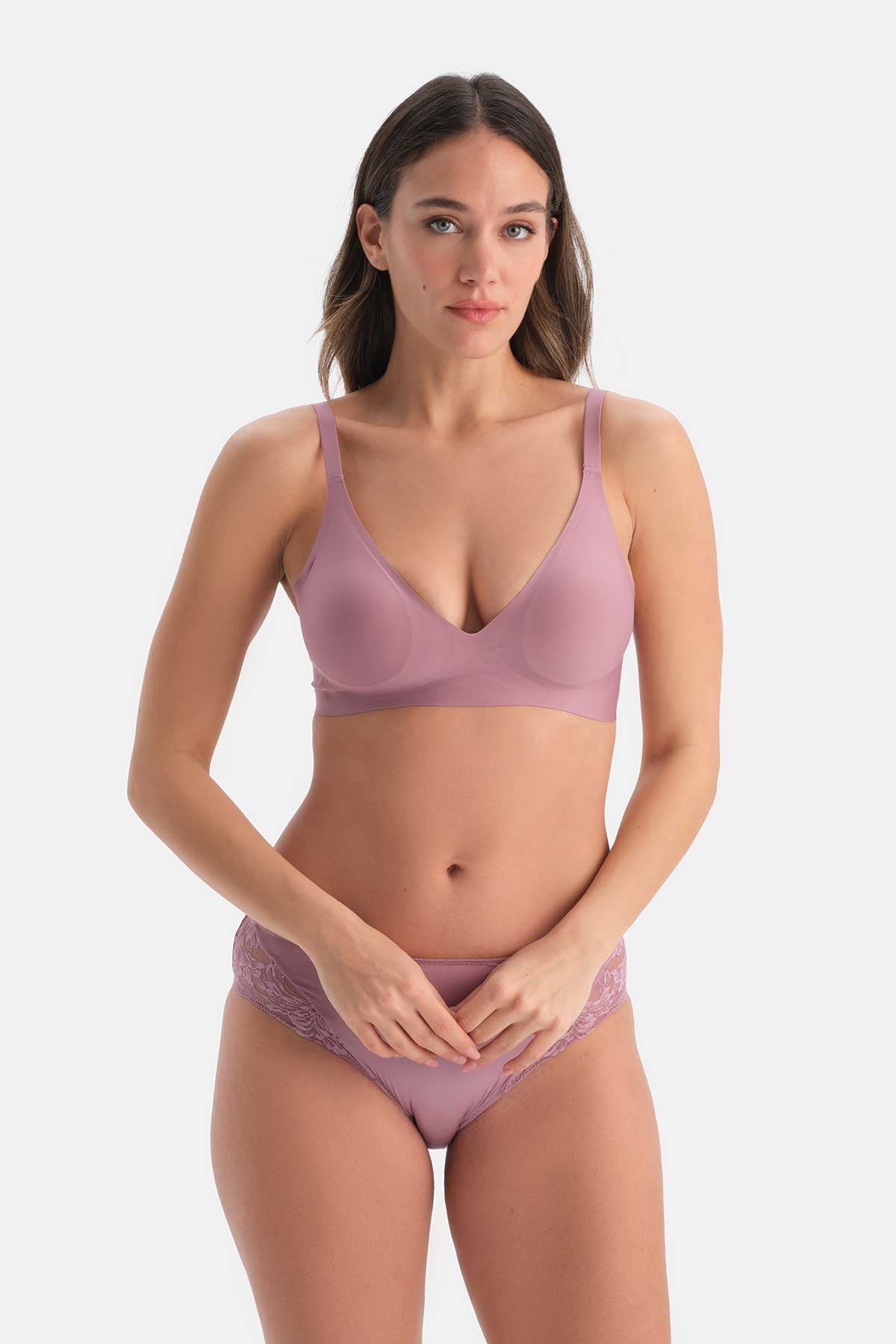 Gül Kurusu 1135KC Suzıe Balensiz Dikişsiz Sütyen