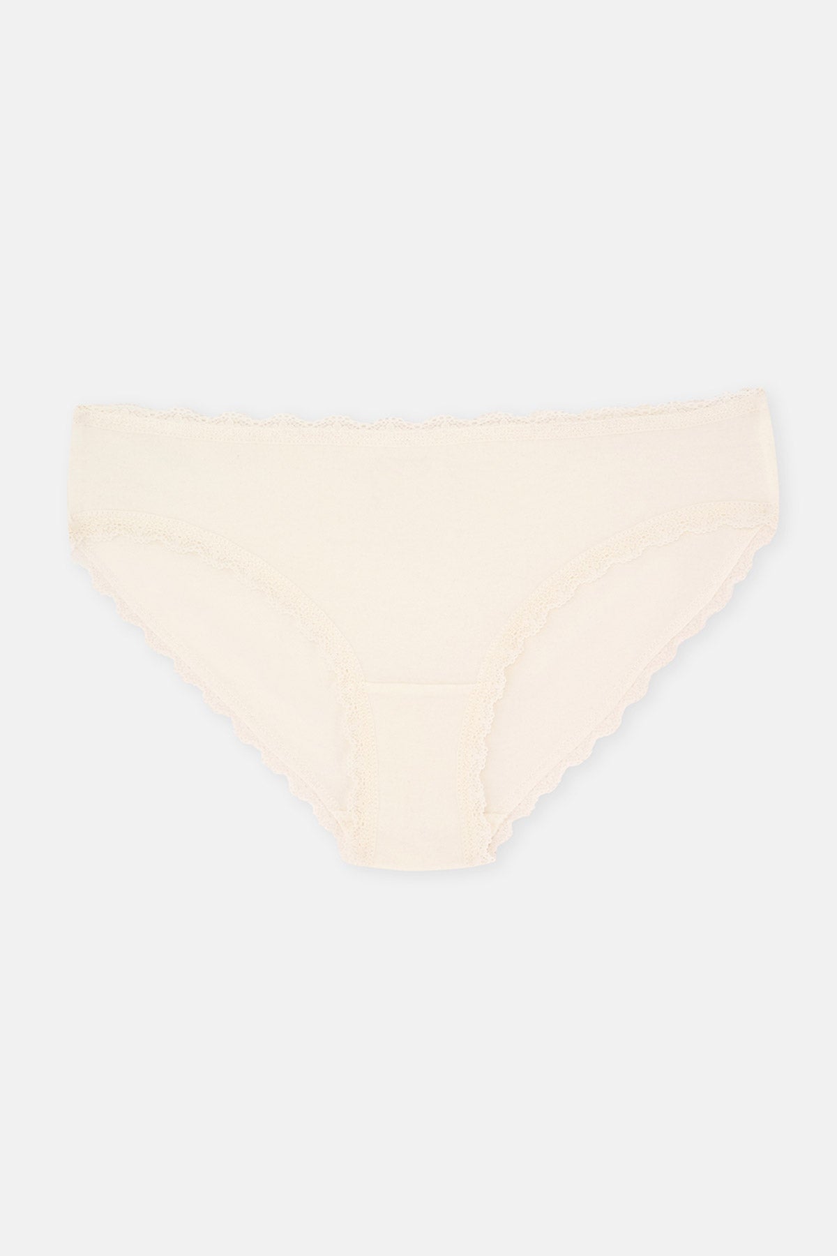 3'LÜ BEL VE PAÇA DANTEL DETAYLI DÜZ HIPSTER KÜLOT