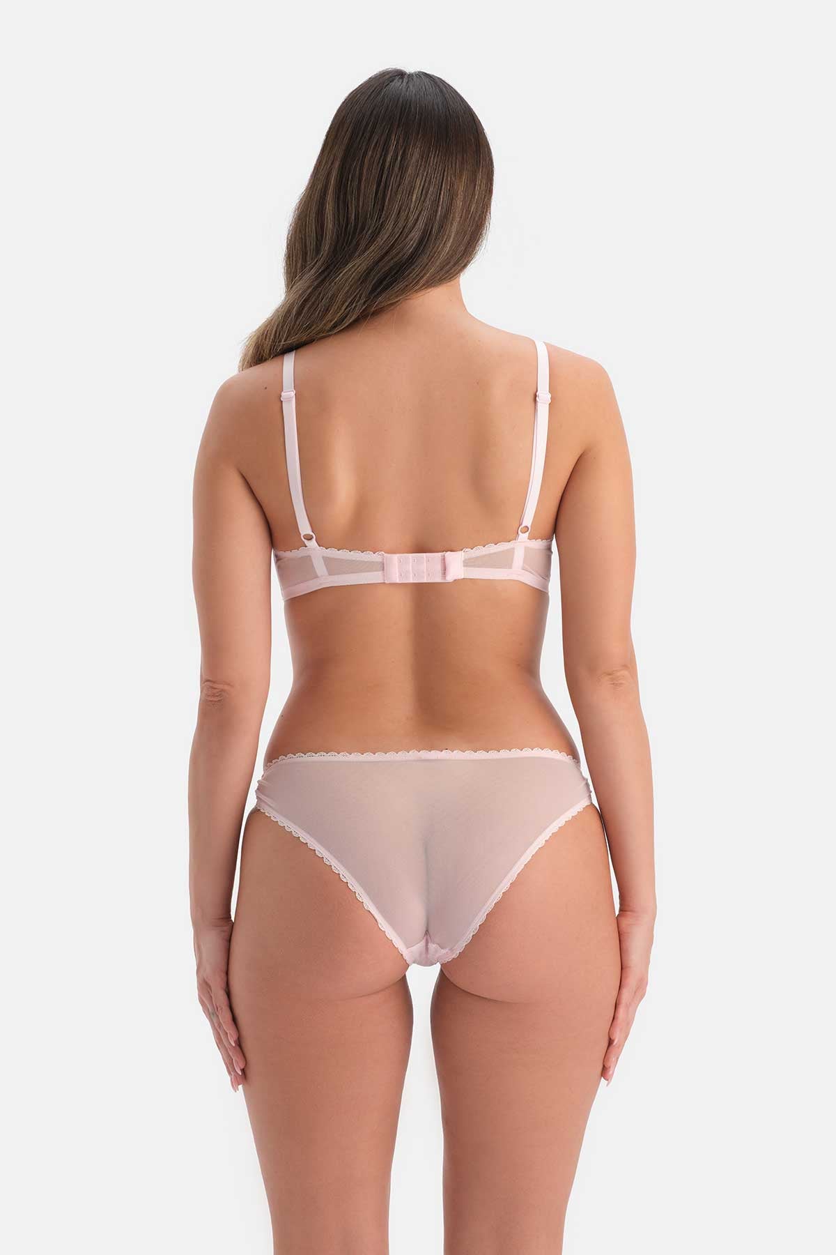 Pembe Dantelli Brief Külot