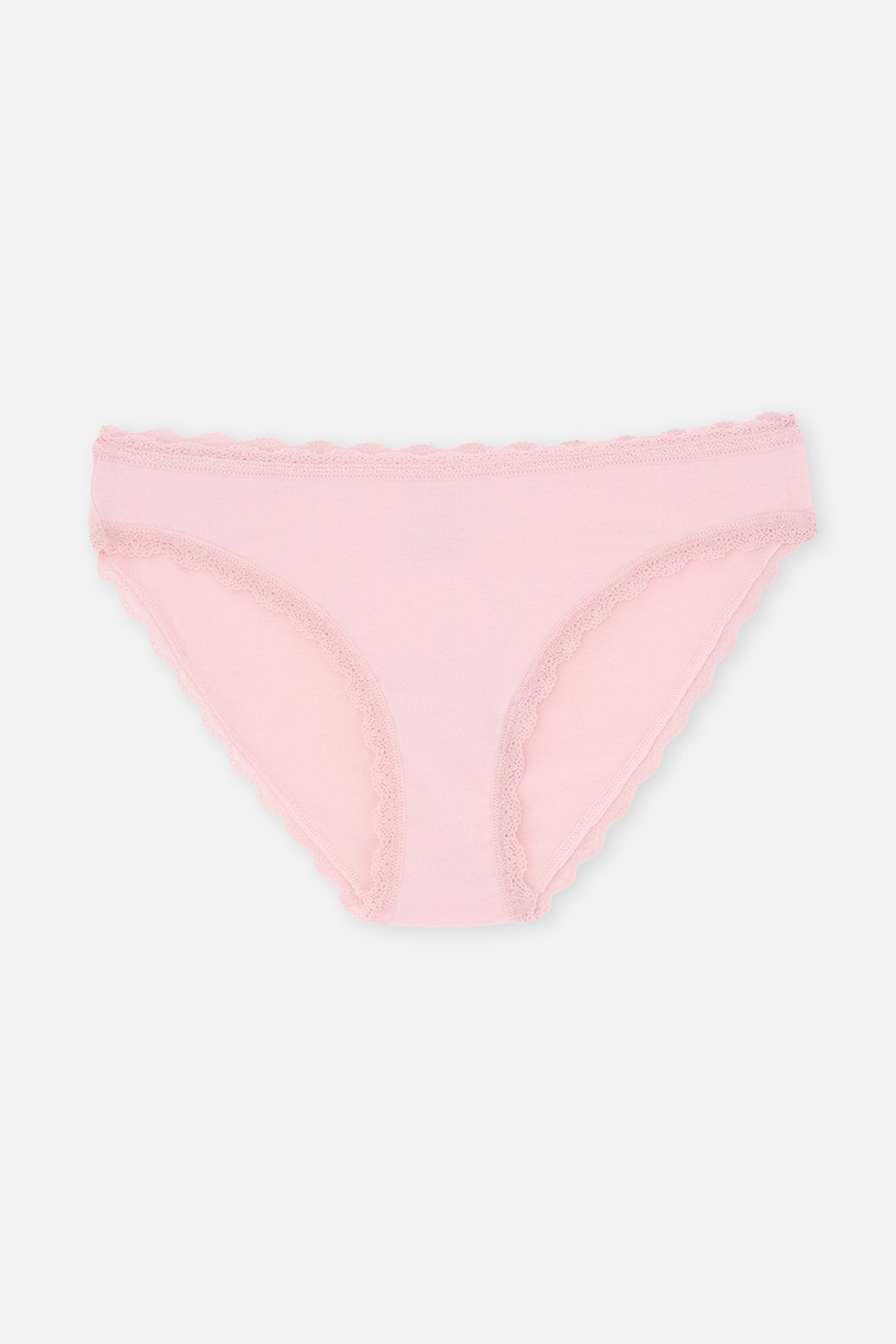 3'LÜ BEL VE PAÇA DANTEL DETAYLI DÜZ BRIEF KÜLOT