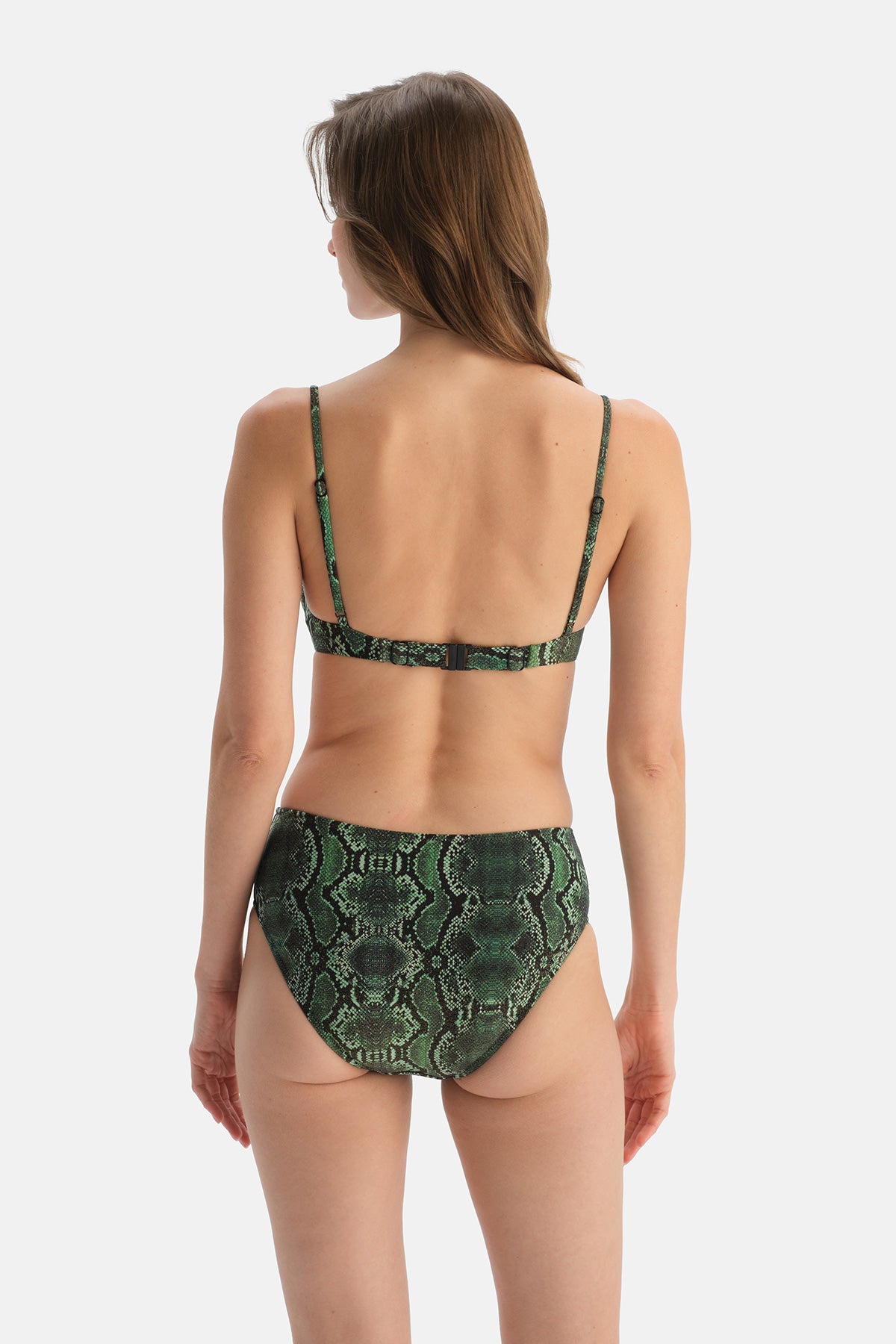 Multicolor Kaplı Bikini Üst