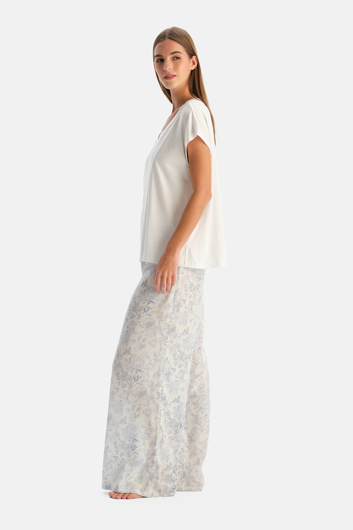 DESENLİ DOKUMA PANTOLON