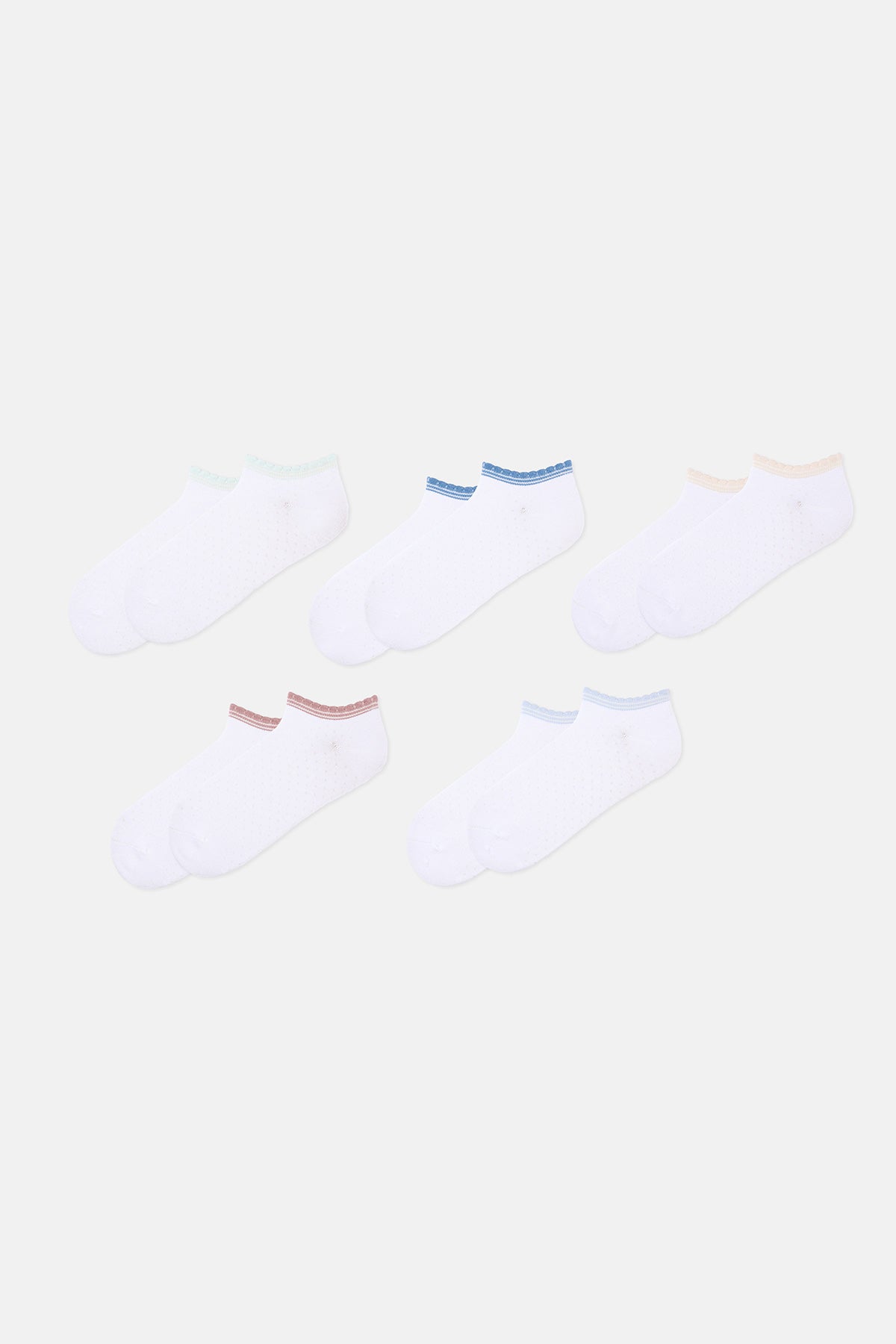 KADIN 5'Lİ BAMBU PATİK ÇORAP
