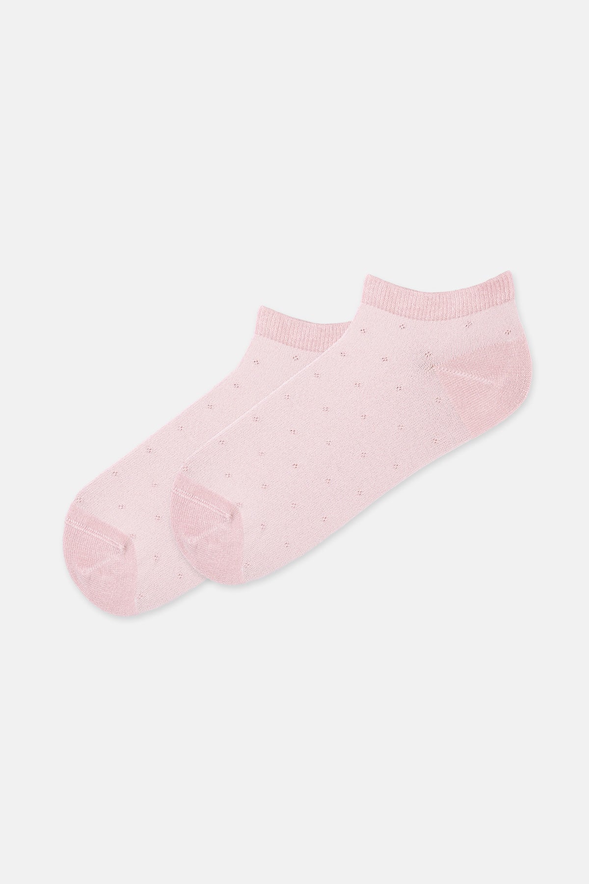 KADIN NOKTA DİKİŞLİ BAMBU PATİK ÇORAP