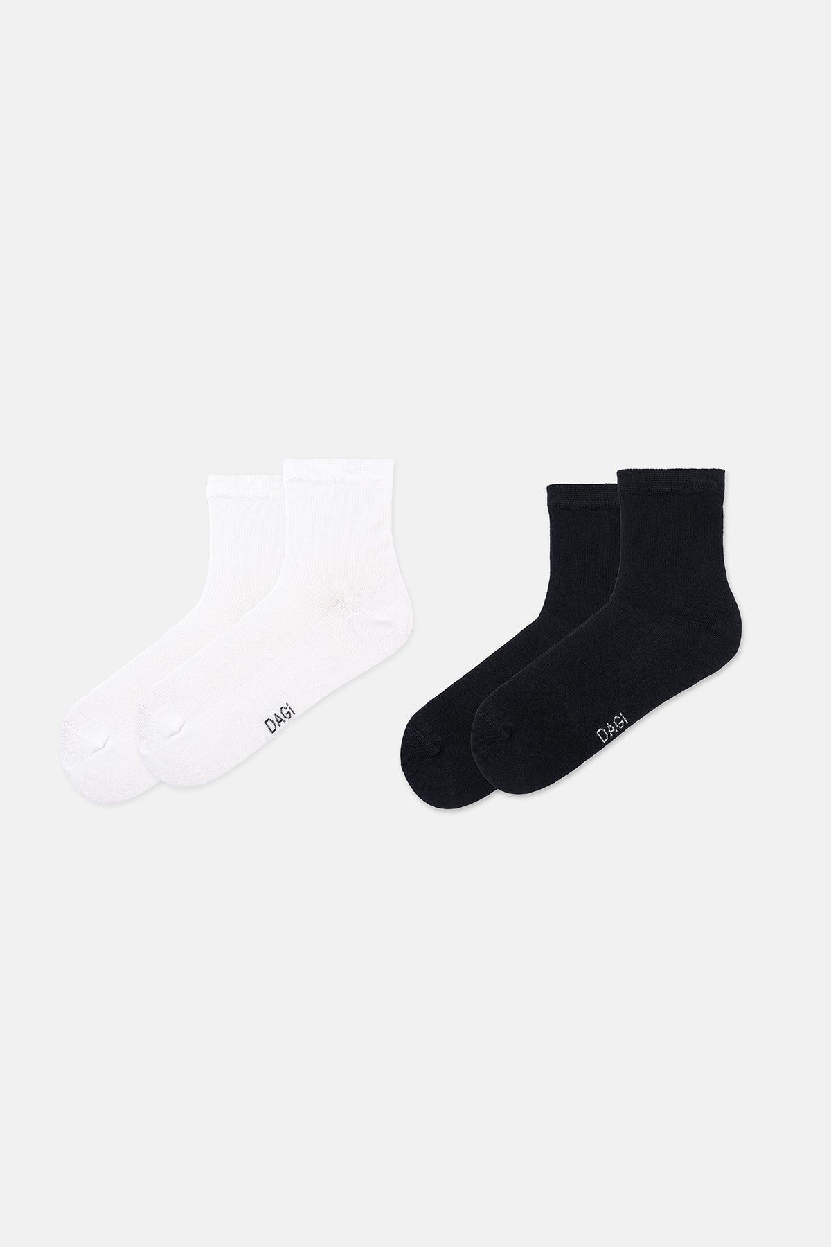 KADIN 'Lİ RİBLİ BAMBU KLASİK ÇORAP