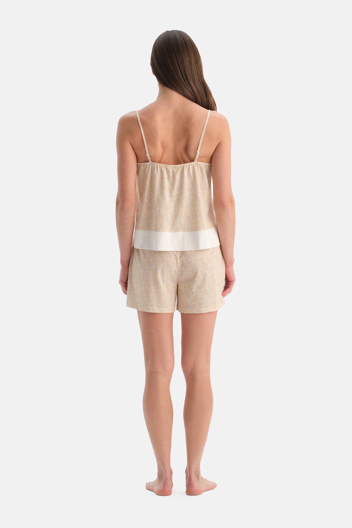 ŞAL DESENLİ ATLET ŞORT TAKIM