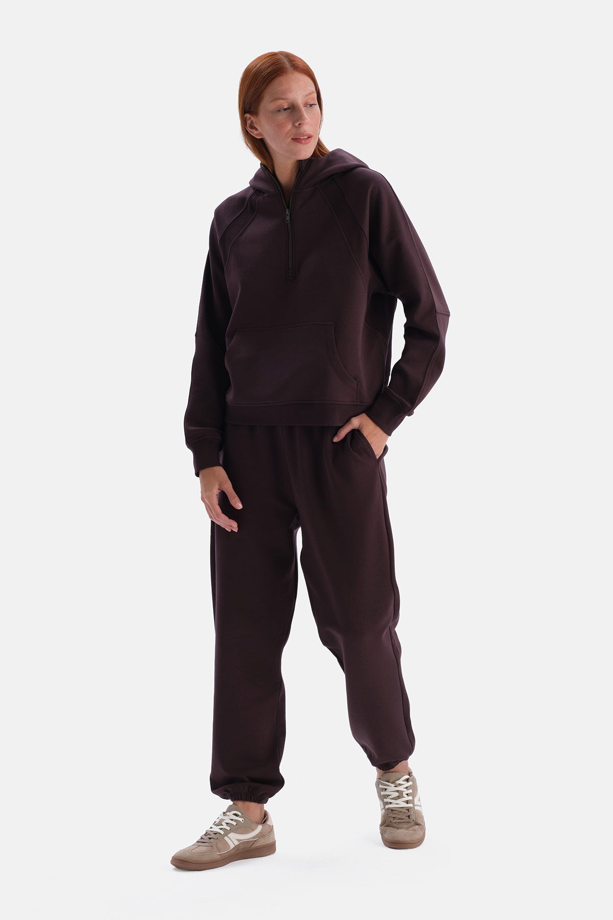 Kahverengi Jogger Eşofman Altı