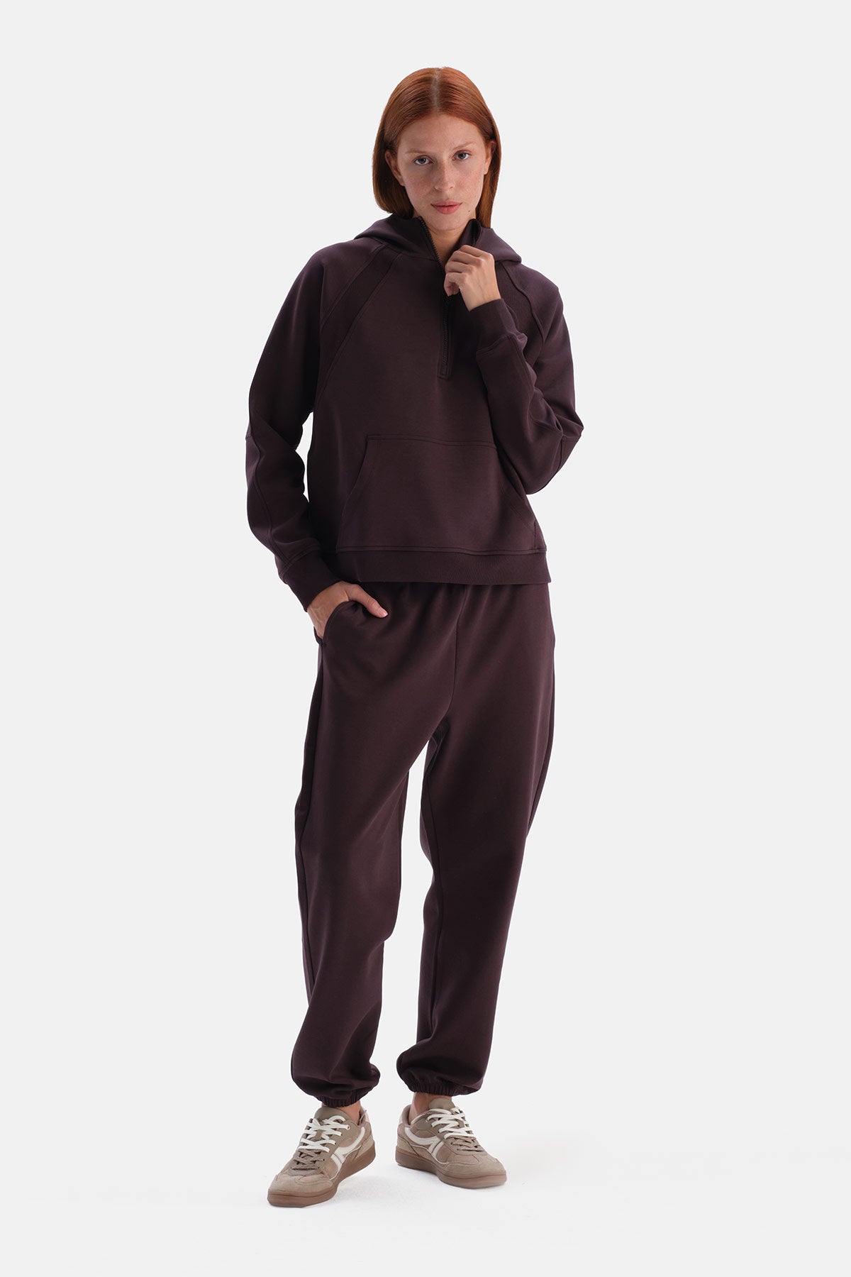 Kahverengi Jogger Eşofman Altı