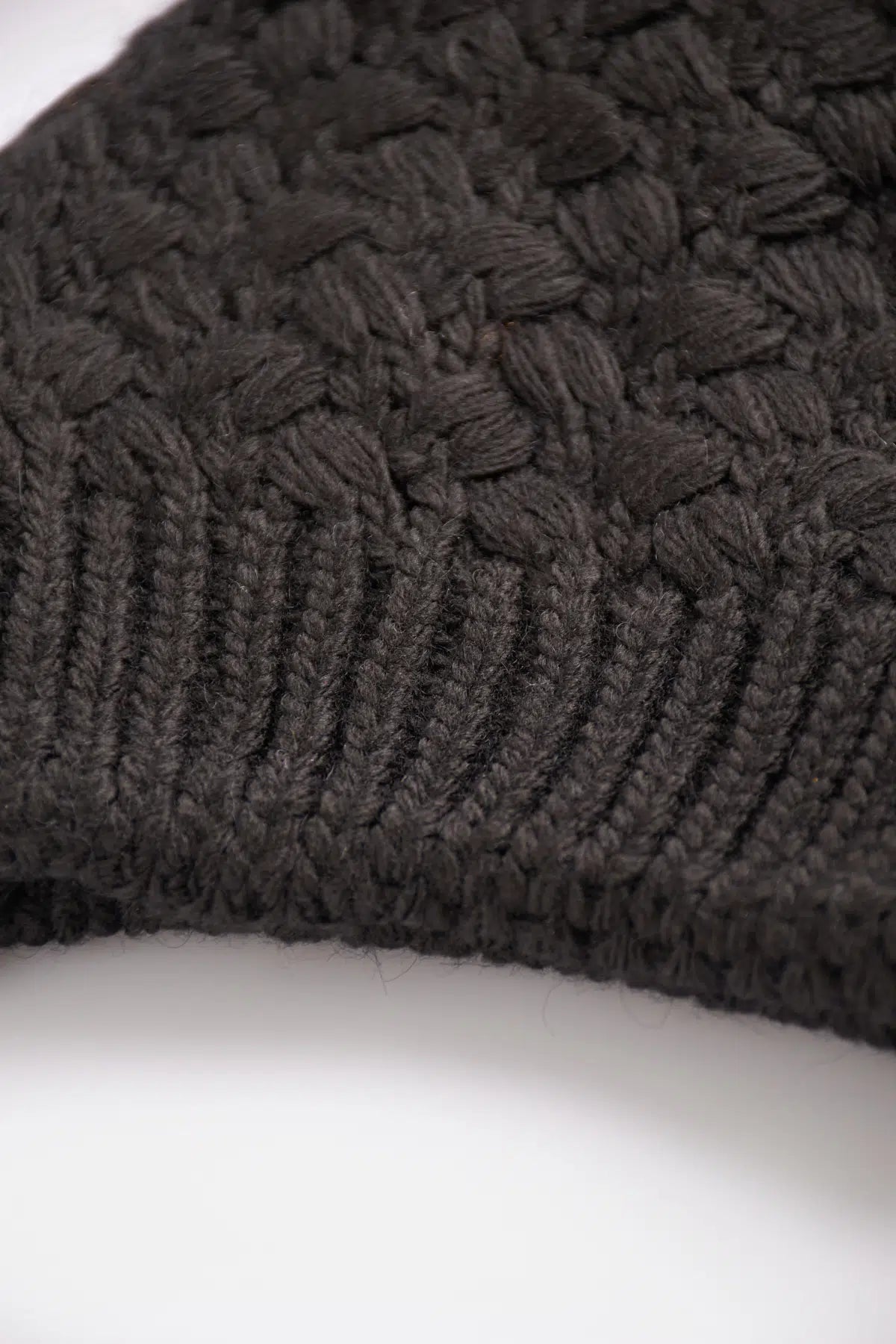 Siyah Dga1521 Kız Çocuk Örgü Bere-Pud