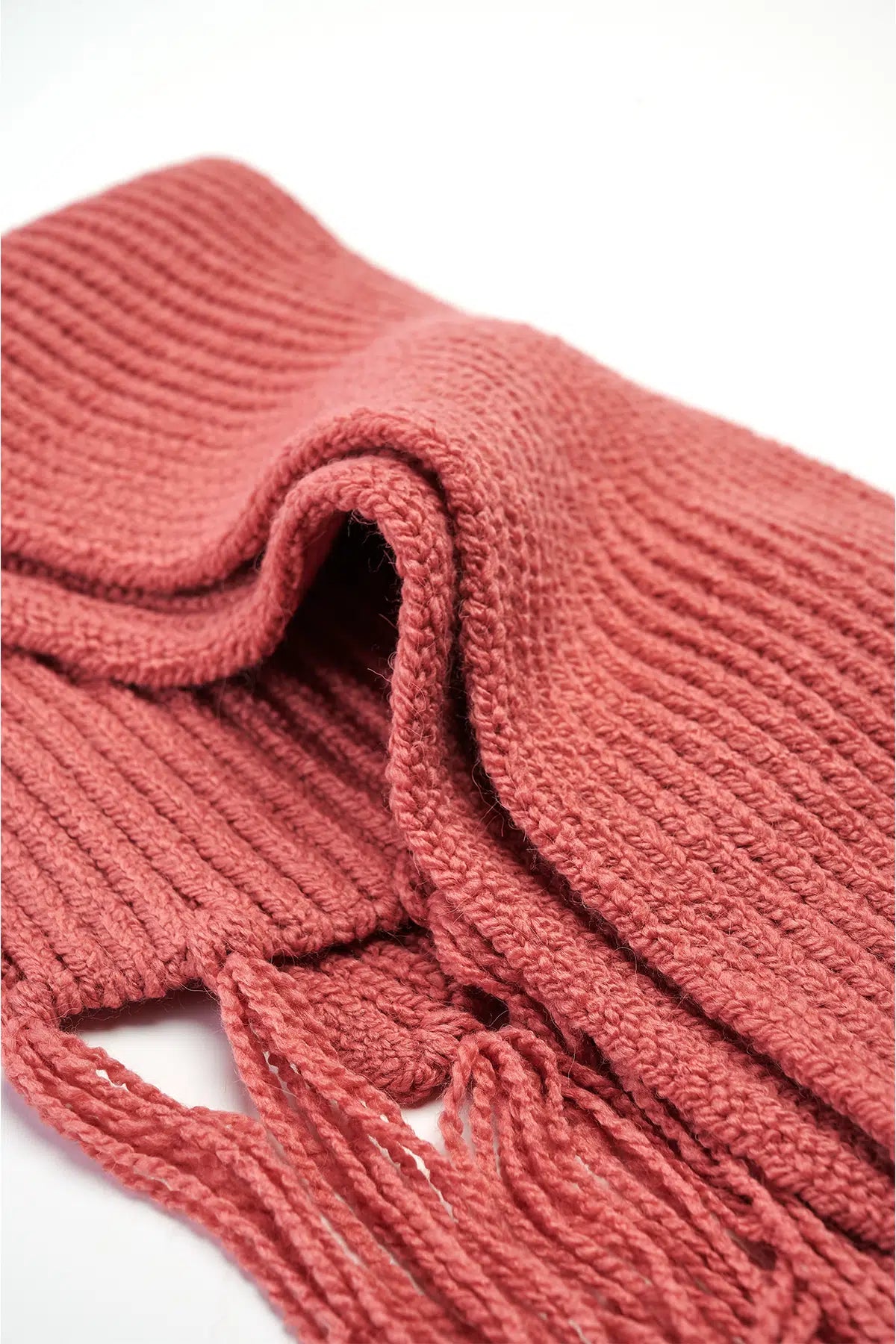 Mercan El Örgüsü Atkı