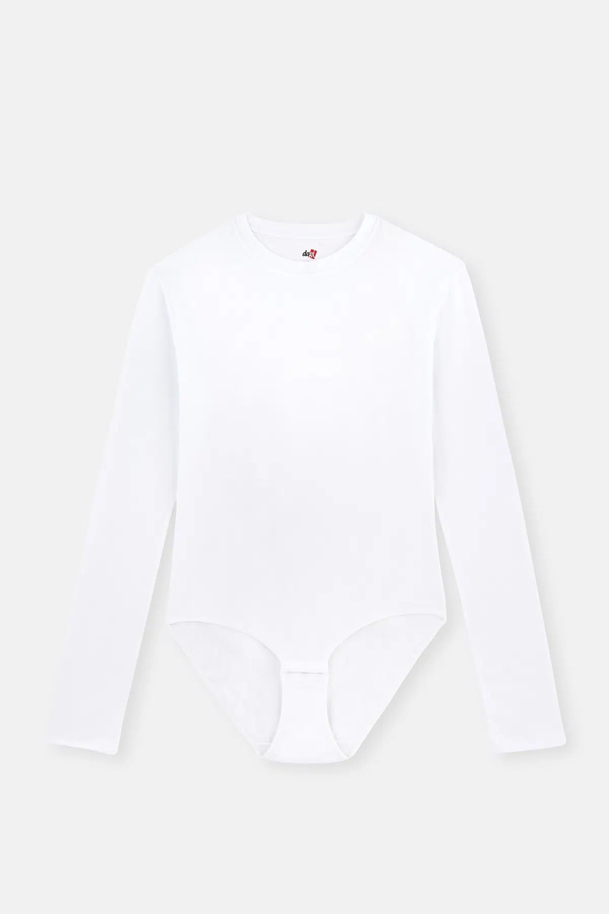 Beyaz Çıtçıtlı Body