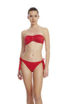 Kırmızı Bağcıklı Tek Bikini Alt