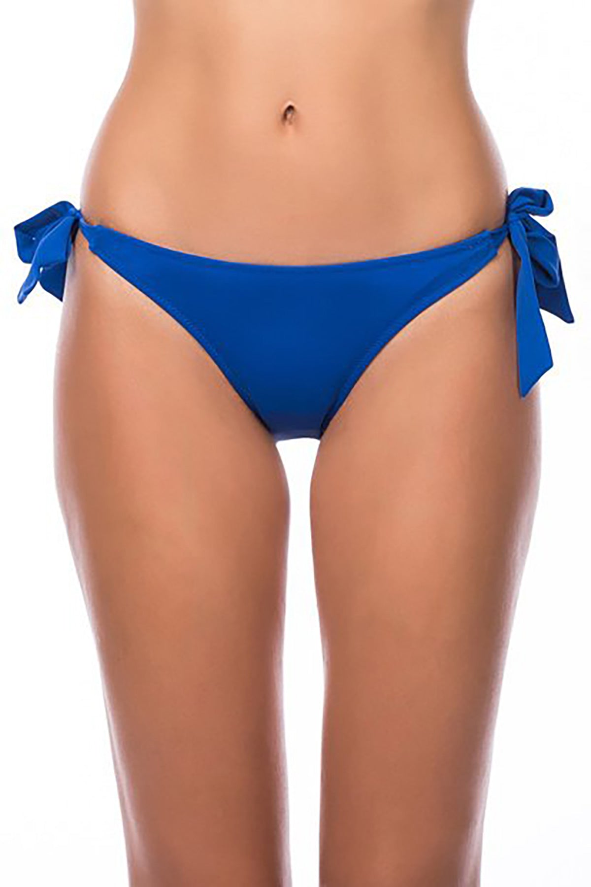 Mavi Bağcıklı Tek Bikini Alt