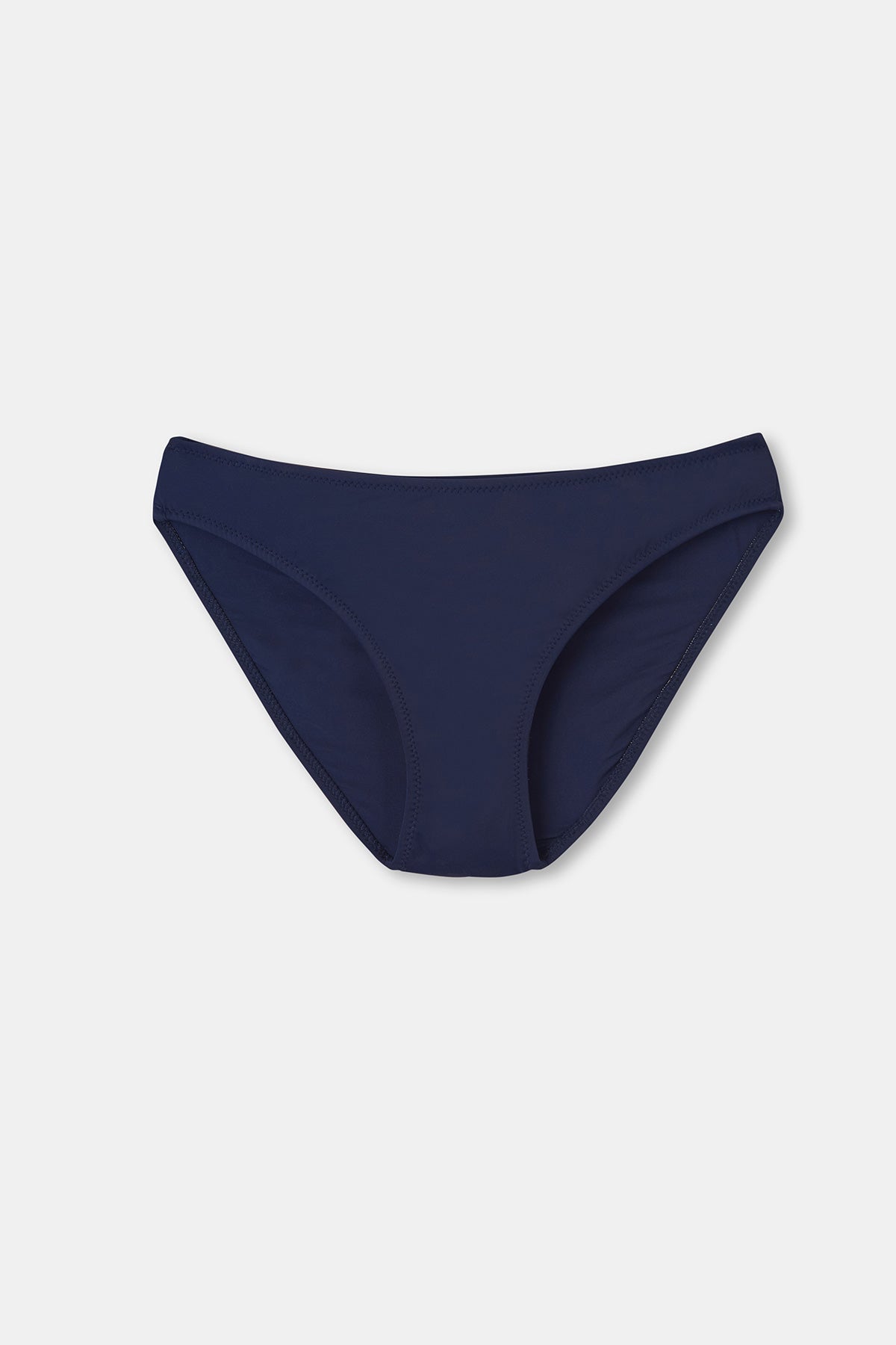 Lacivert Orta Kenar Tek Bikini Alt