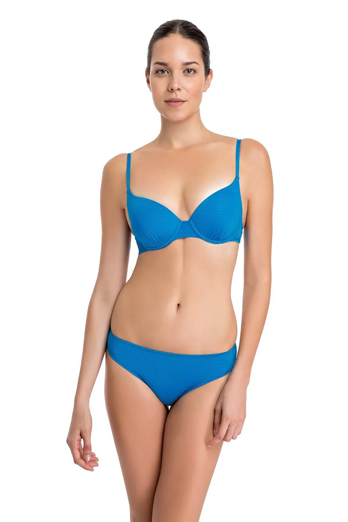 Mavi Orta Kalın Tek Bikini Alt