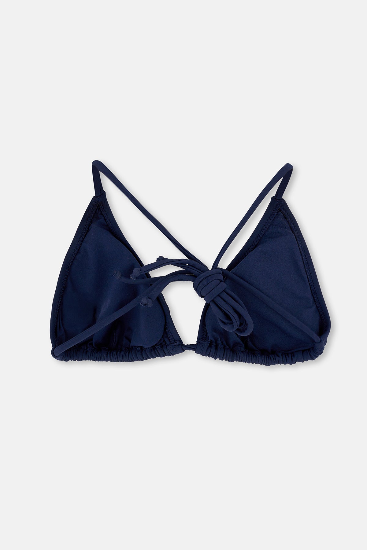 Lacivert Üçgen Bikini Üst