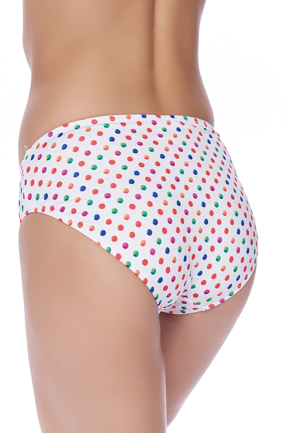 Beyaz Puanlı Bikini Altı