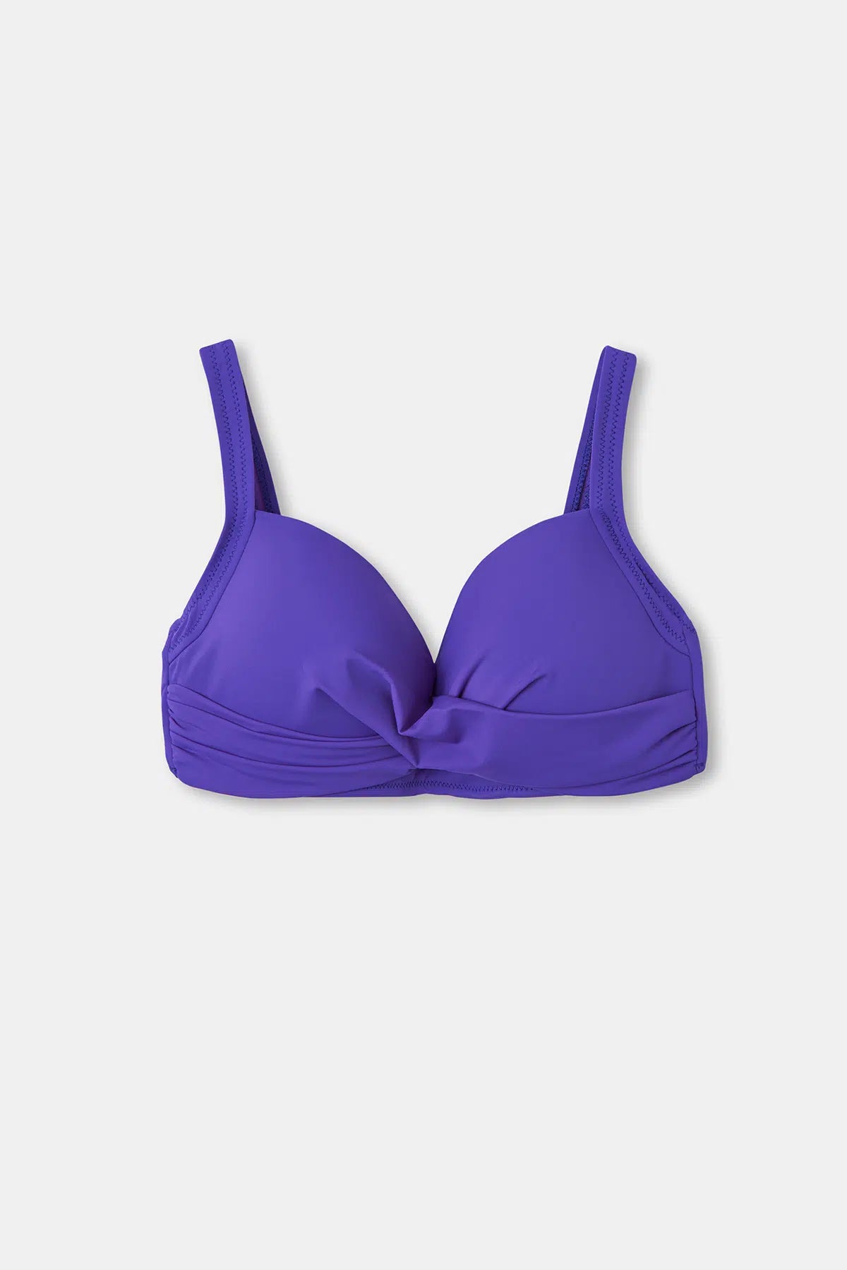 Koyu Mor Kaplı Bikini Üst