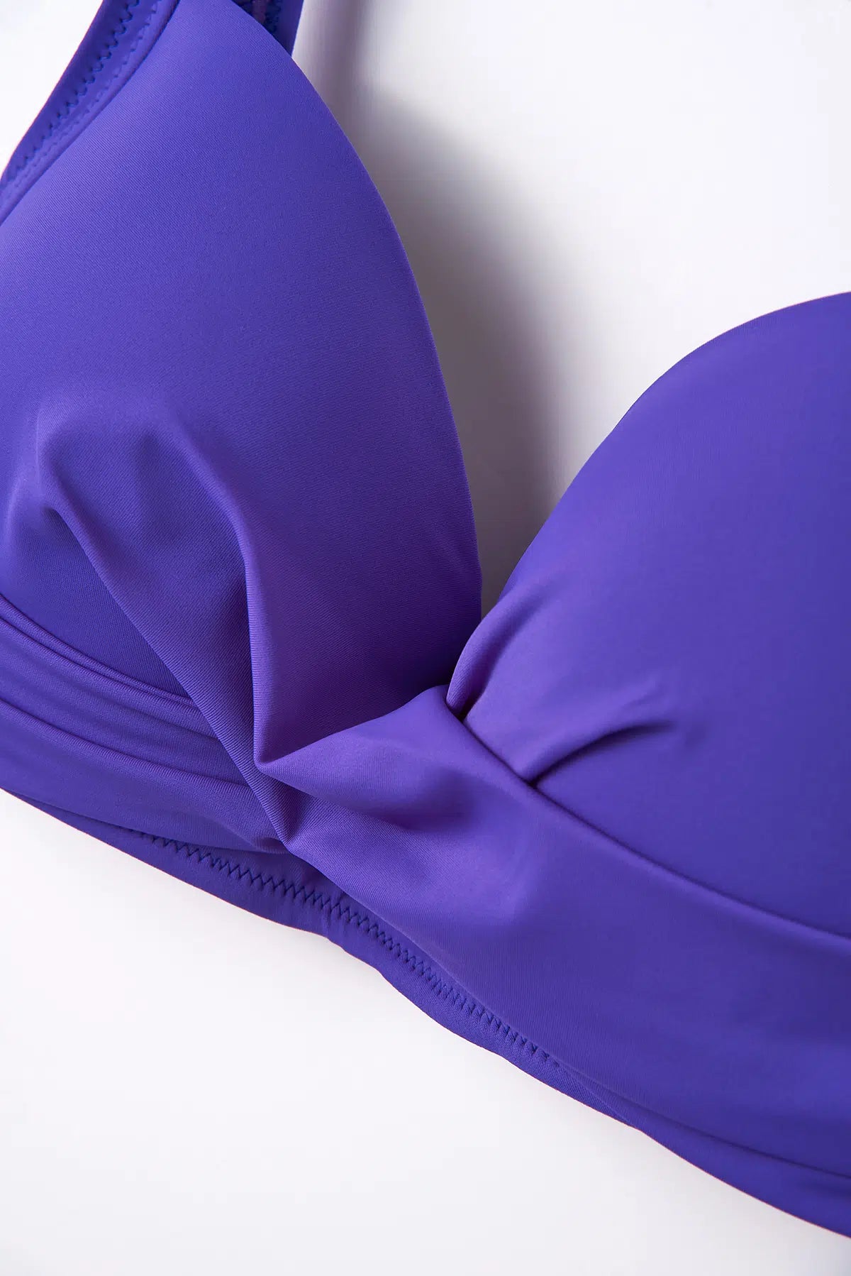 Koyu Mor Kaplı Bikini Üst