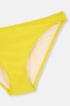 Sarı Orta Kenar Normal Bel Tek Bikini Alt