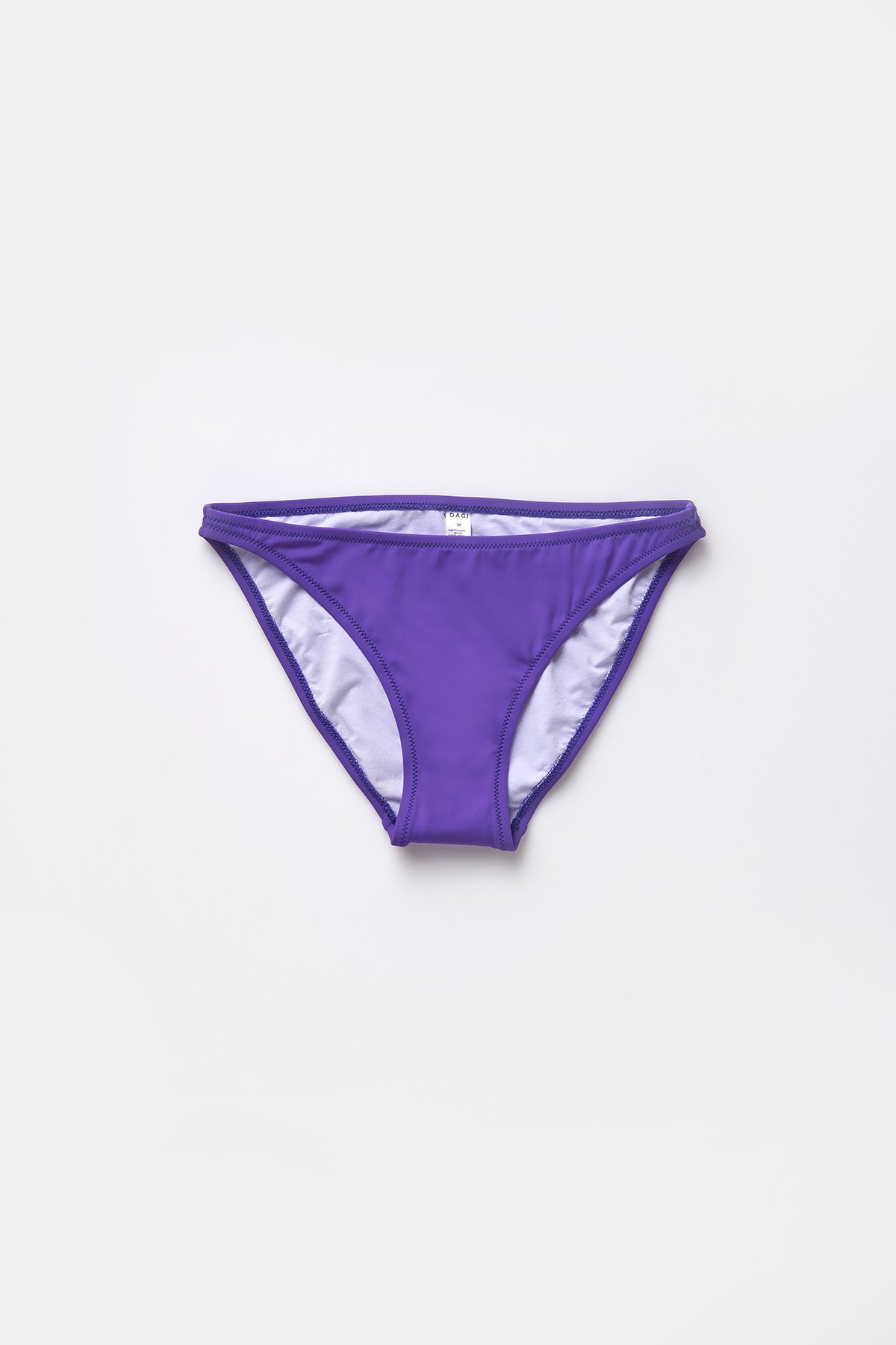 Yeni Mor Orta Kenar Normal Bel Tek Bikini Alt
