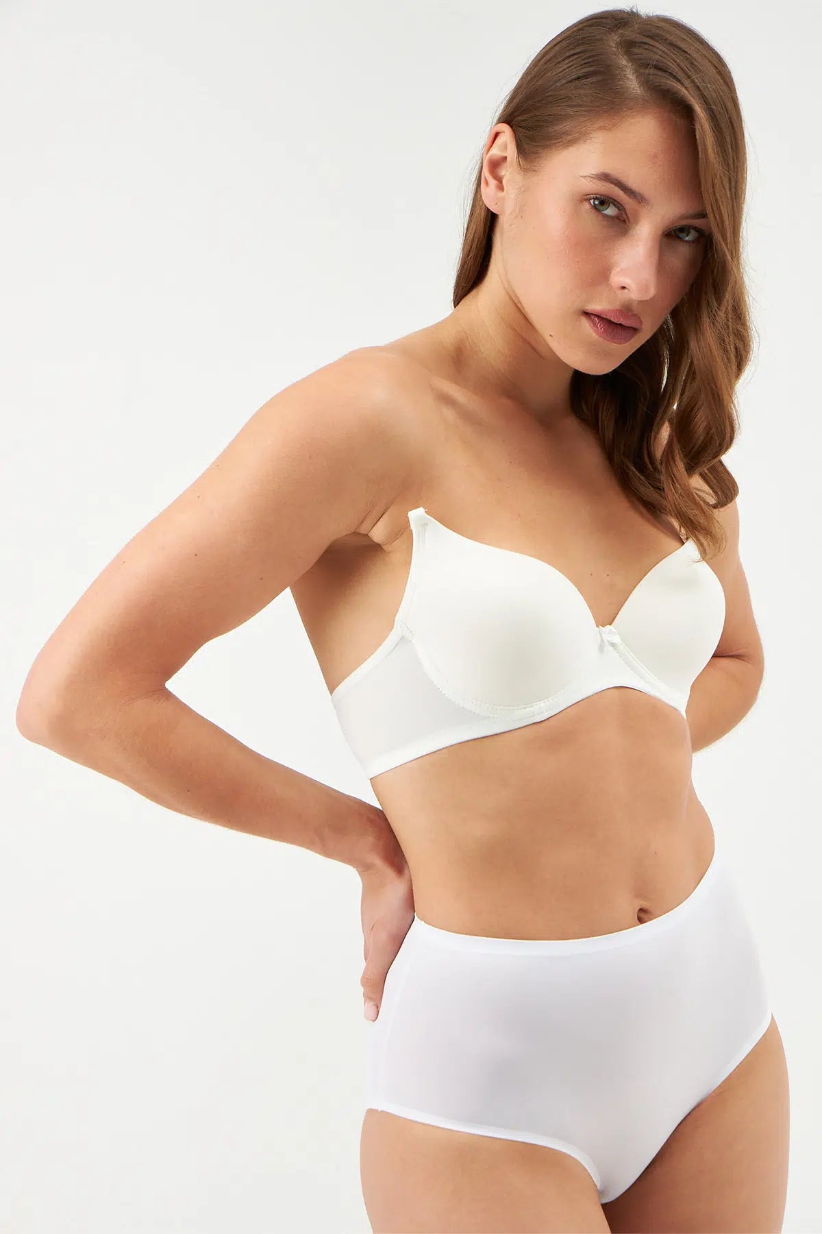 Ekru Hera Kulaklı Sütyen