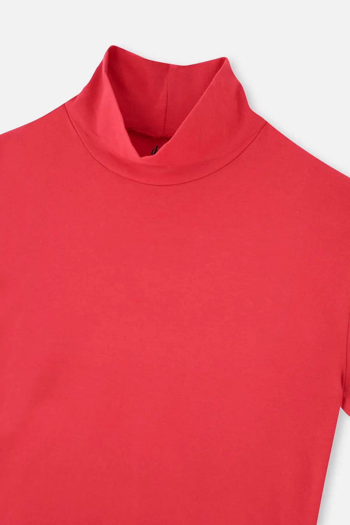 Fuşya Bayan Yarı Balıkçı Yaka Body